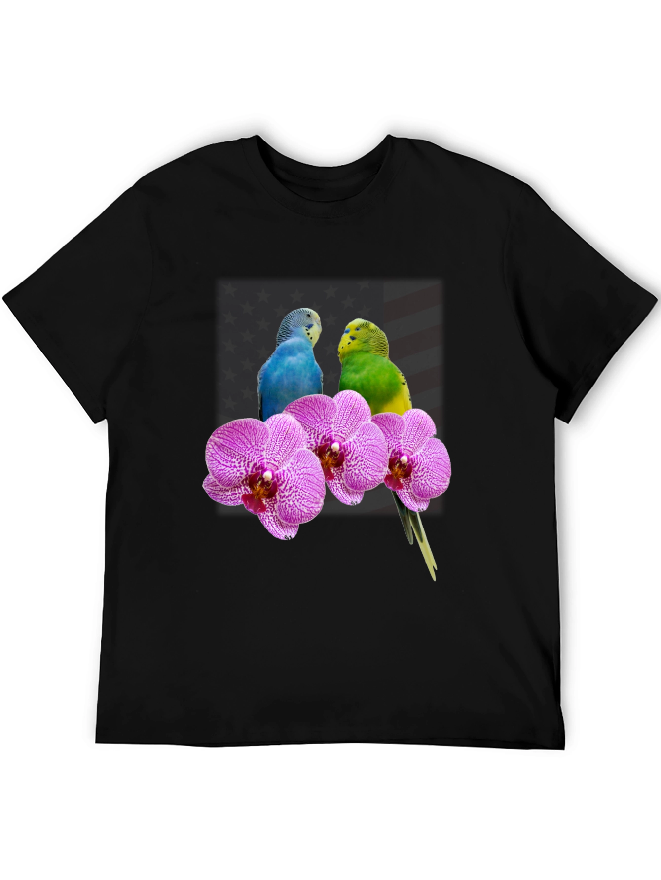 Parrot & Orchid Graphic Tee