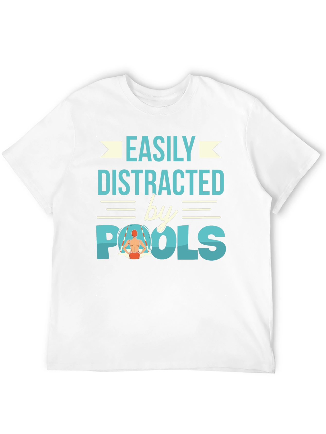 Easily Distracted by Pools Graphic Tee