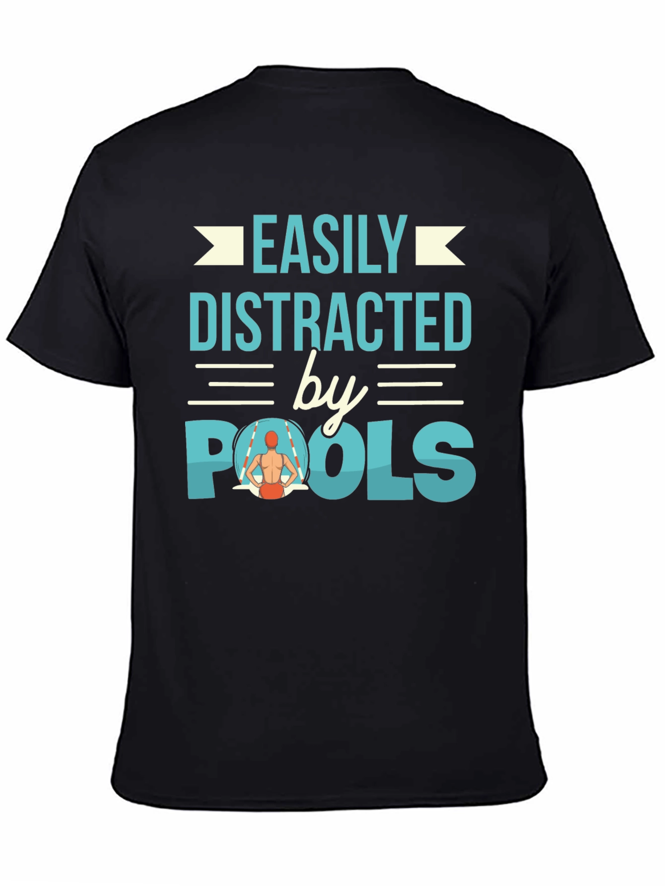 Easily Distracted by Pools Graphic Tee