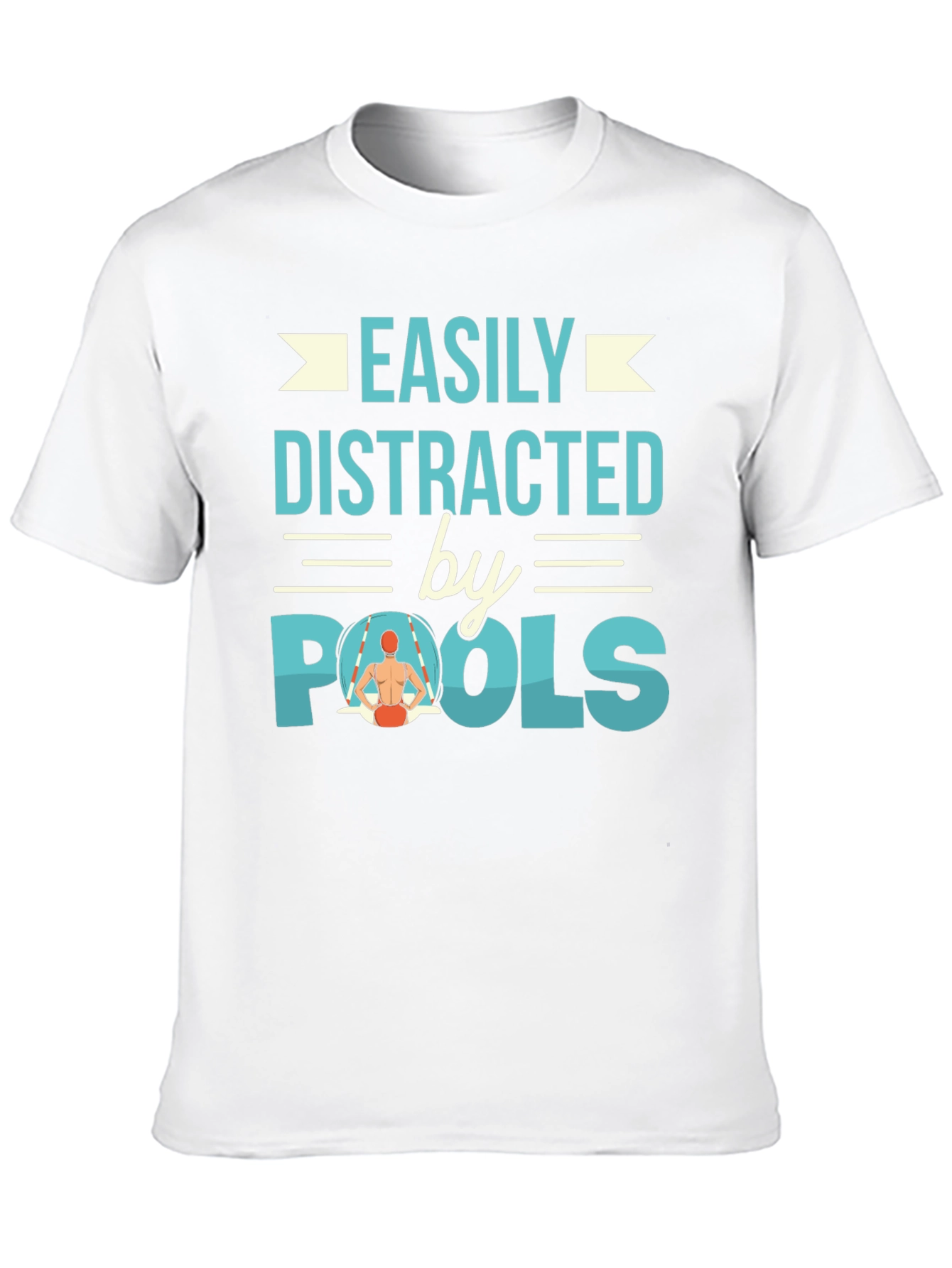 Easily Distracted by Pools Graphic Tee