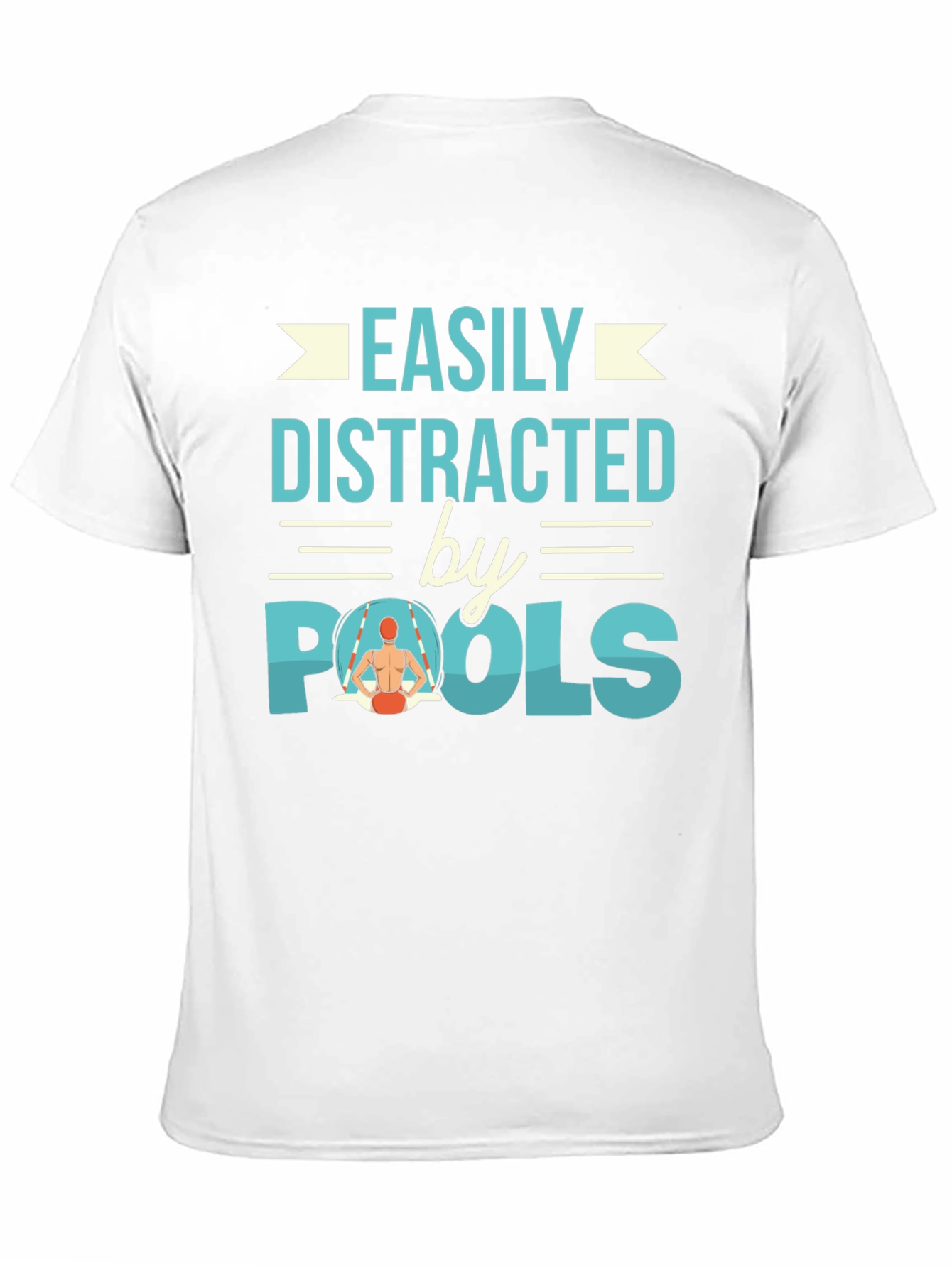 Easily Distracted by Pools Graphic Tee