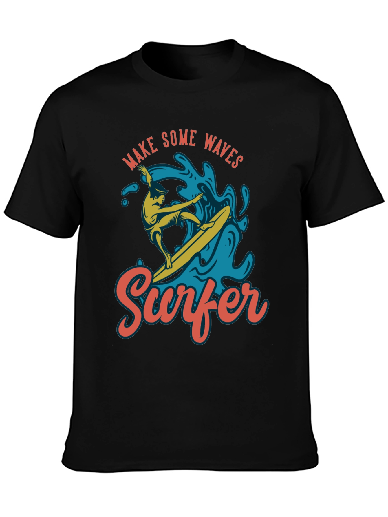 Surfer Graphic Tee - Make Some Waves!