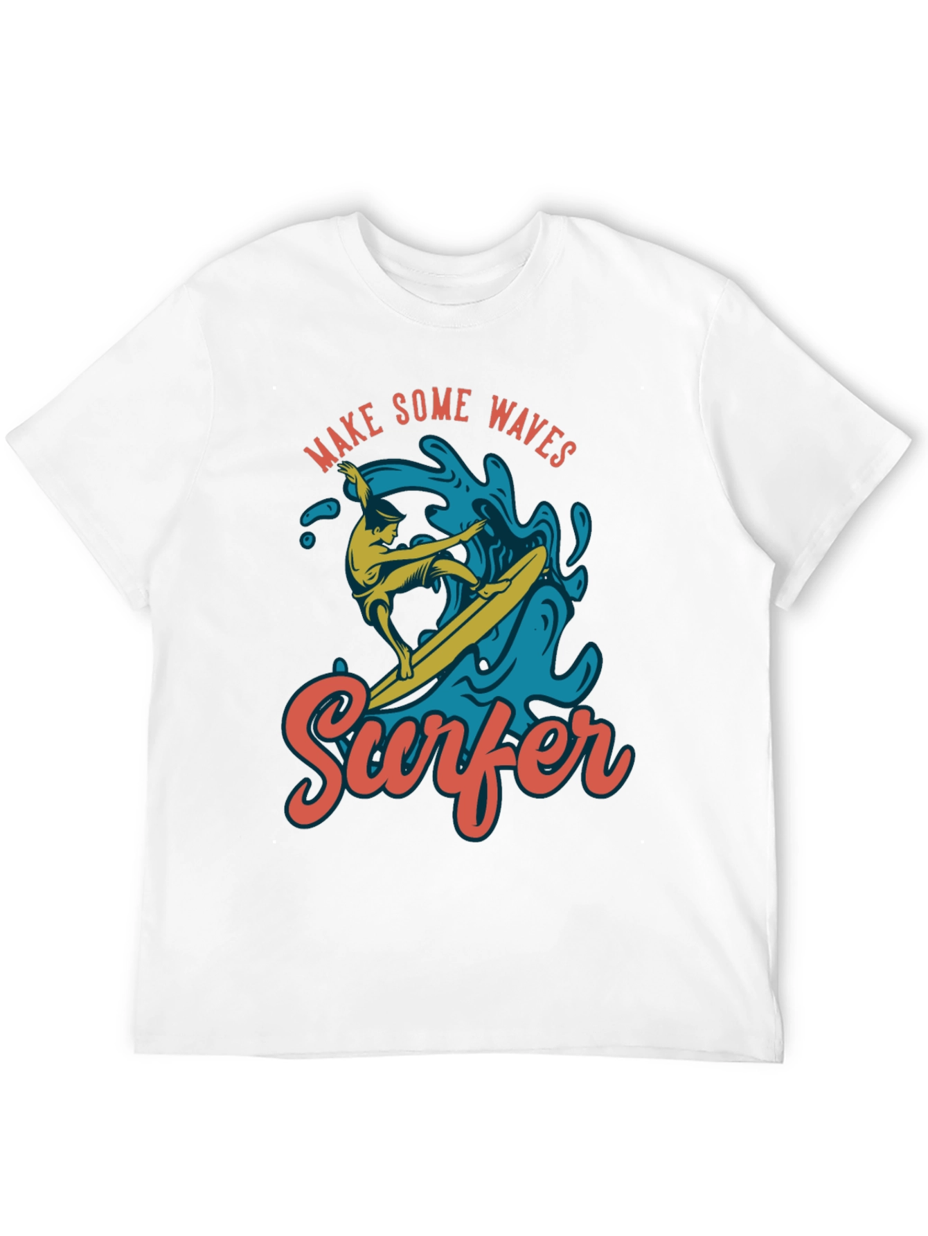 Surfer Graphic Tee - Make Some Waves!