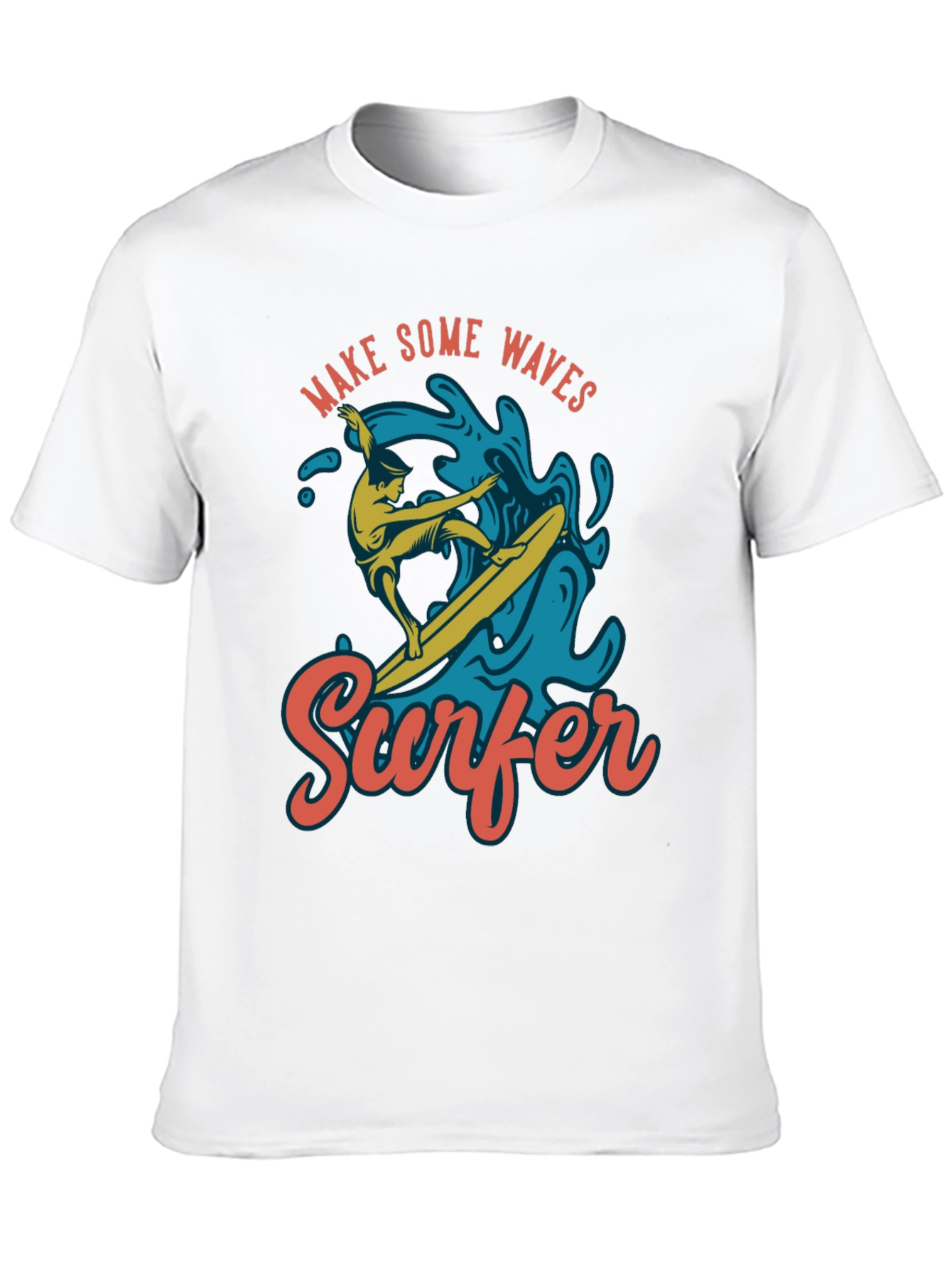 Surfer Graphic Tee - Make Some Waves!