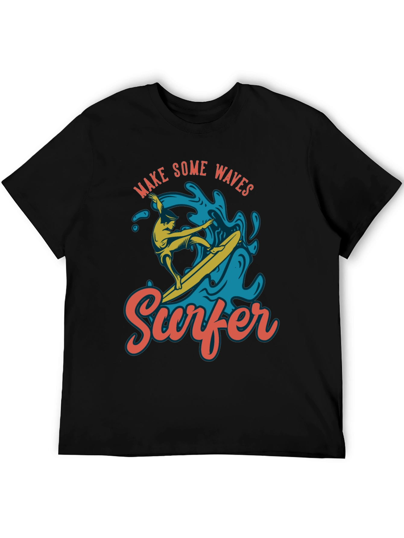 Surfer Graphic Tee - Make Some Waves!