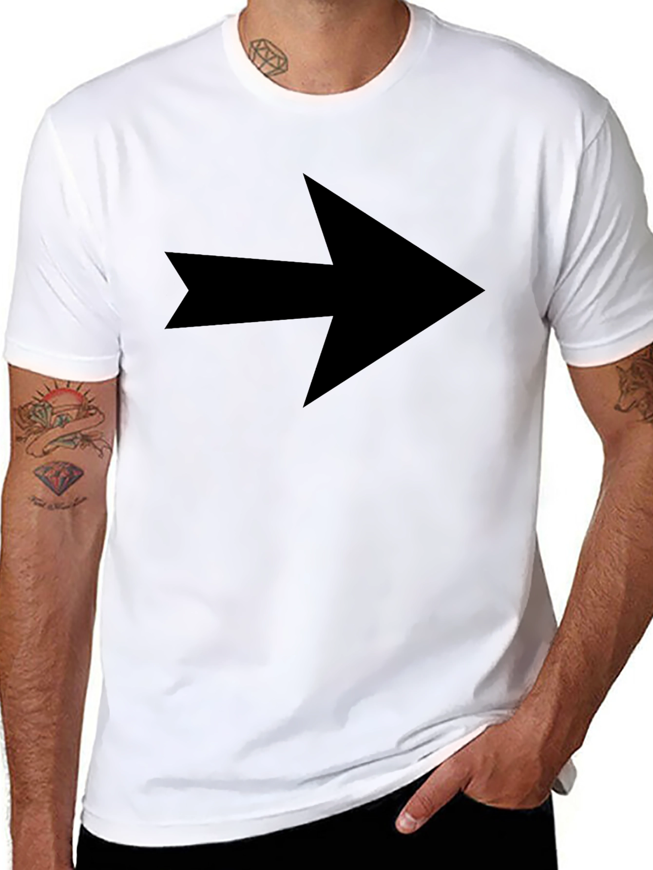Arrow Graphic Tee - Bold Statement Shirt
