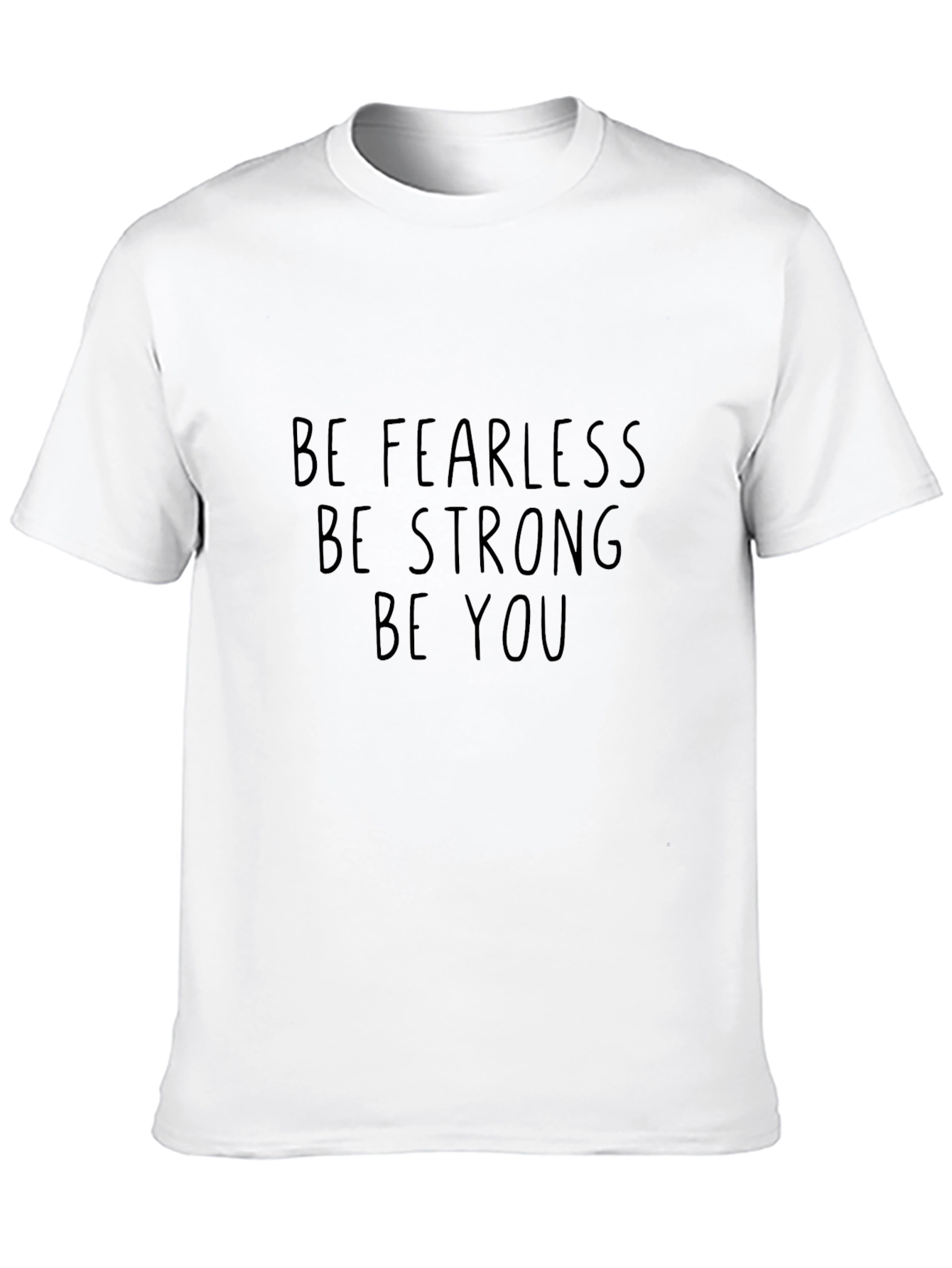 Be Fearless Graphic Black T-Shirt