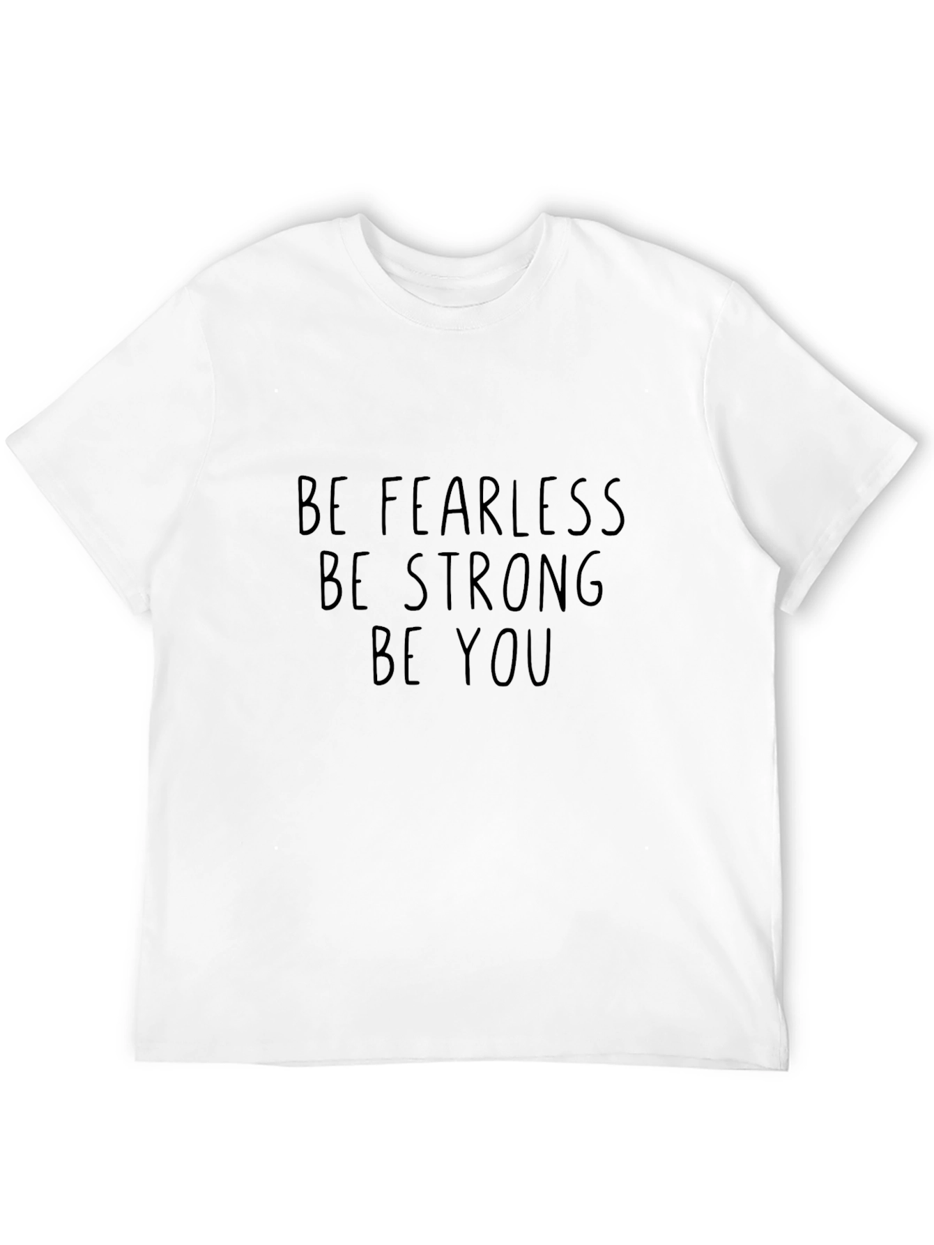 Be Fearless Graphic Black T-Shirt