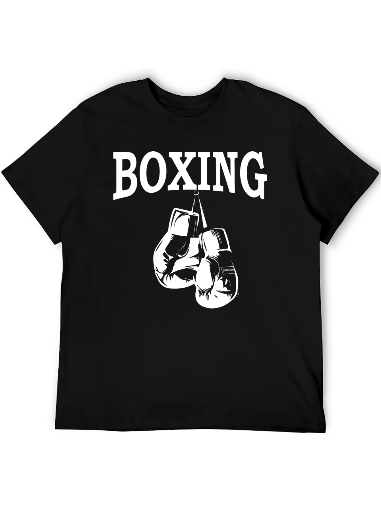 Boxing Gloves Graphic Tee - Black