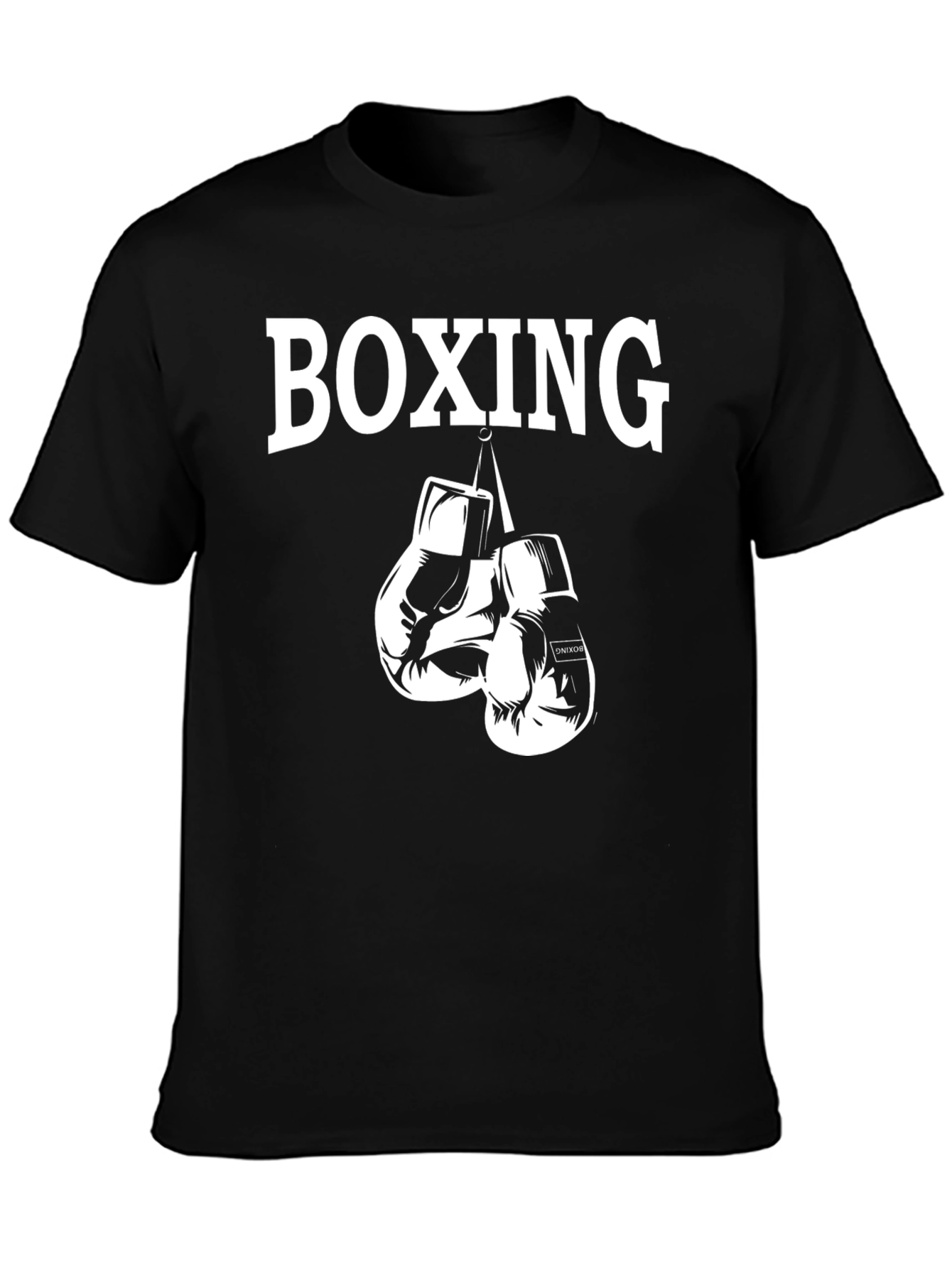 Boxing Gloves Graphic Tee - Black
