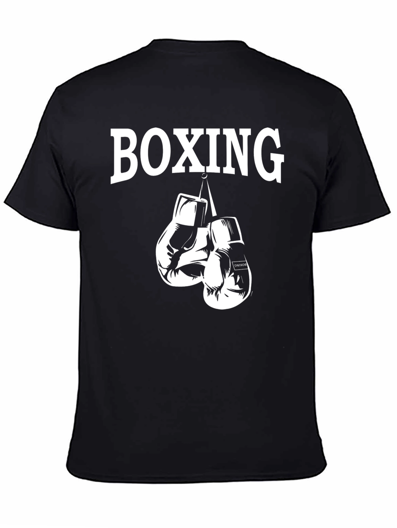 Boxing Gloves Graphic Tee - Black