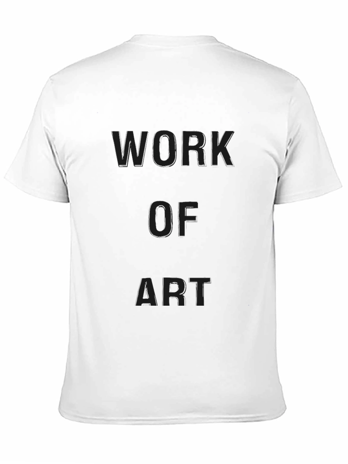 Work of Art Black Graphic Tee