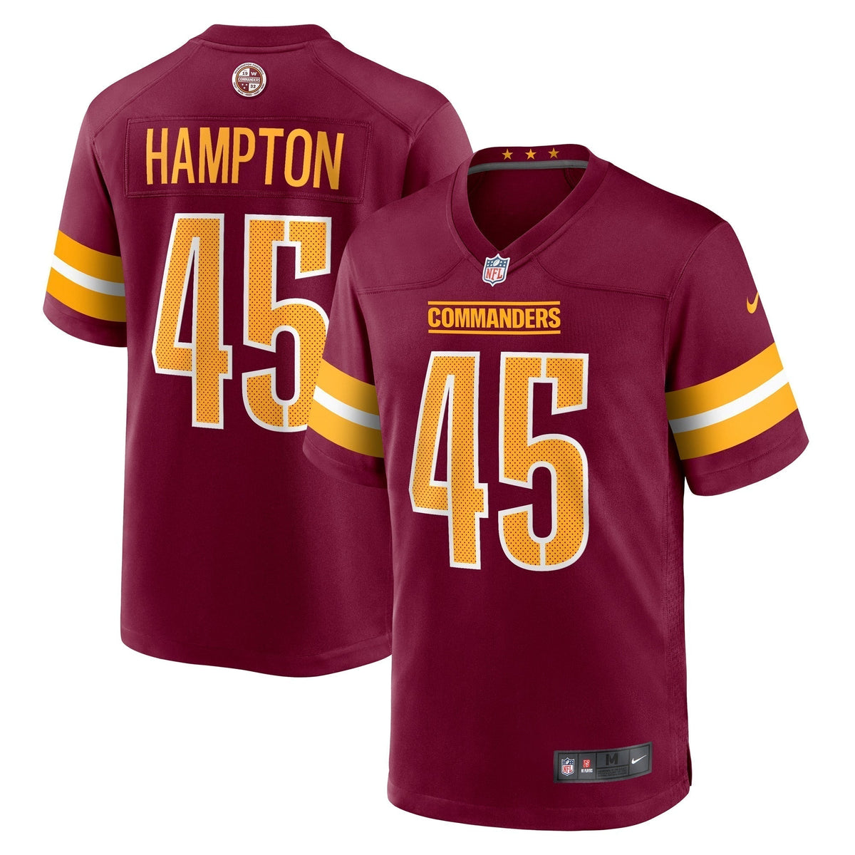 Dominique Hampton Washington Commanders Nike  Game Jersey -  Burgundy