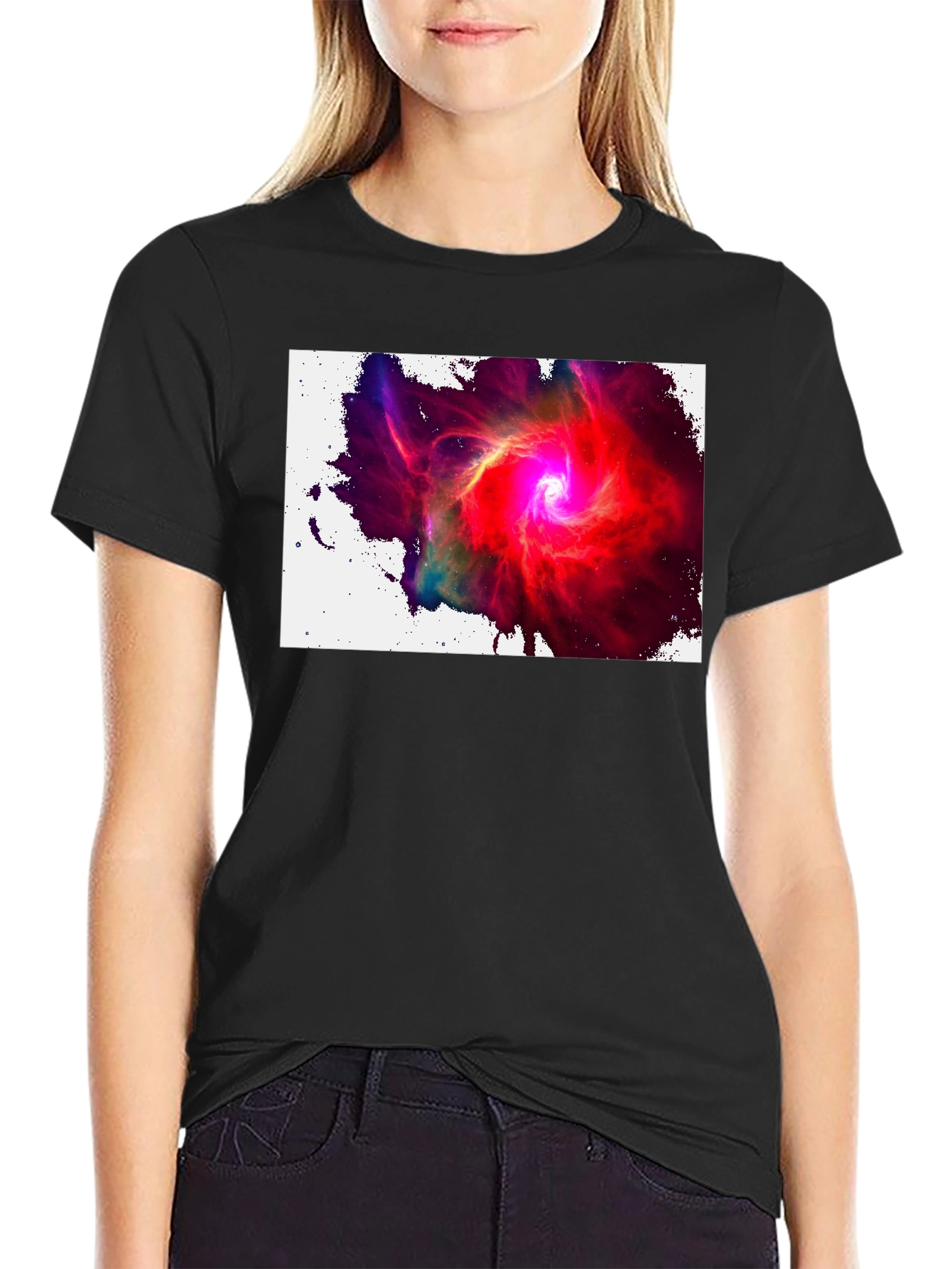 Nebula T-Shirt - Cosmic Swirl Design