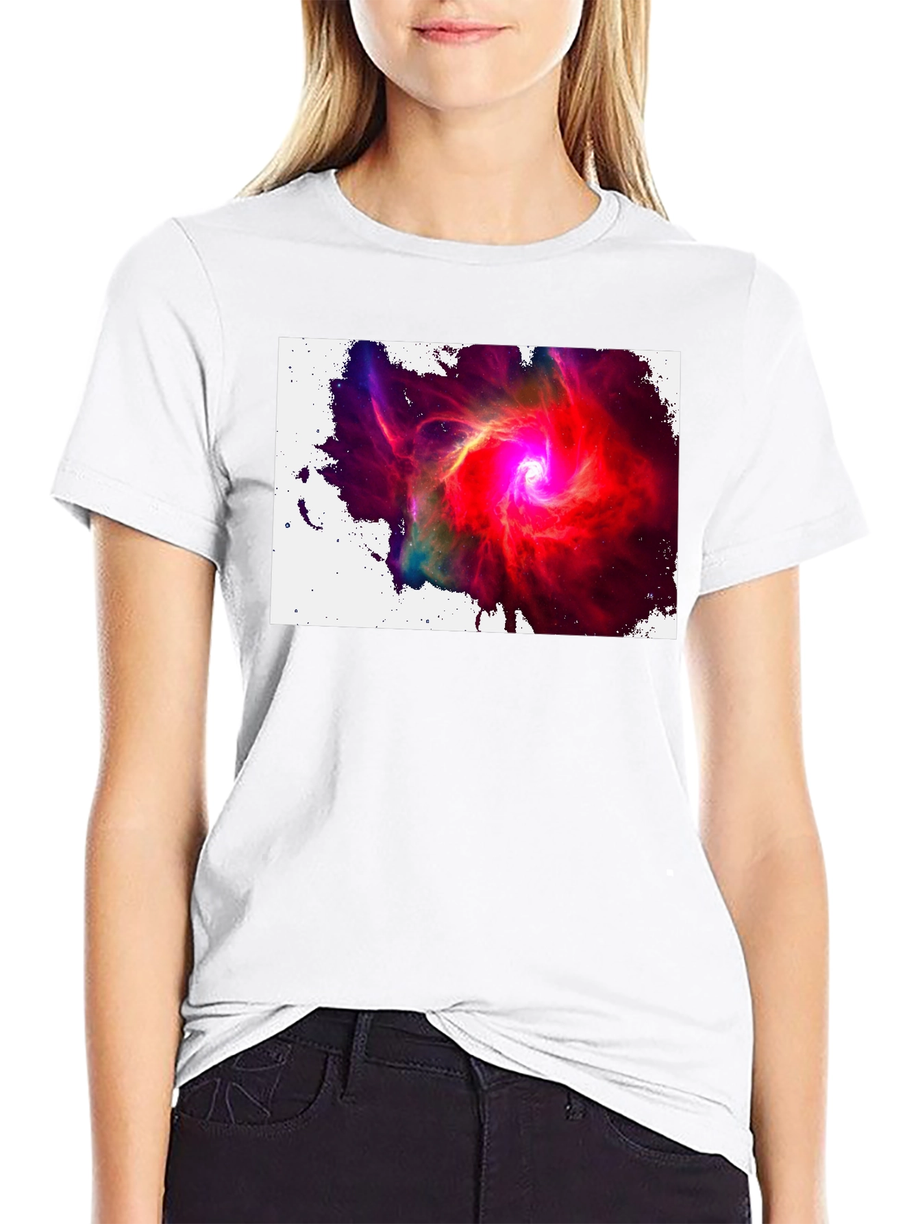 Nebula T-Shirt - Cosmic Swirl Design