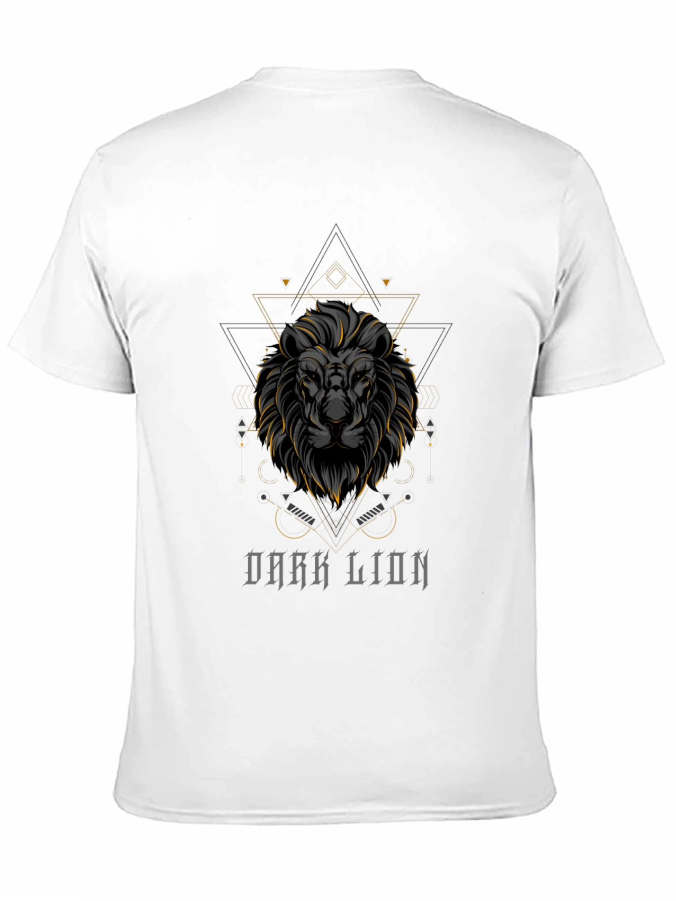 Dark Lion Graphic Tee - Premium Black T-Shirt