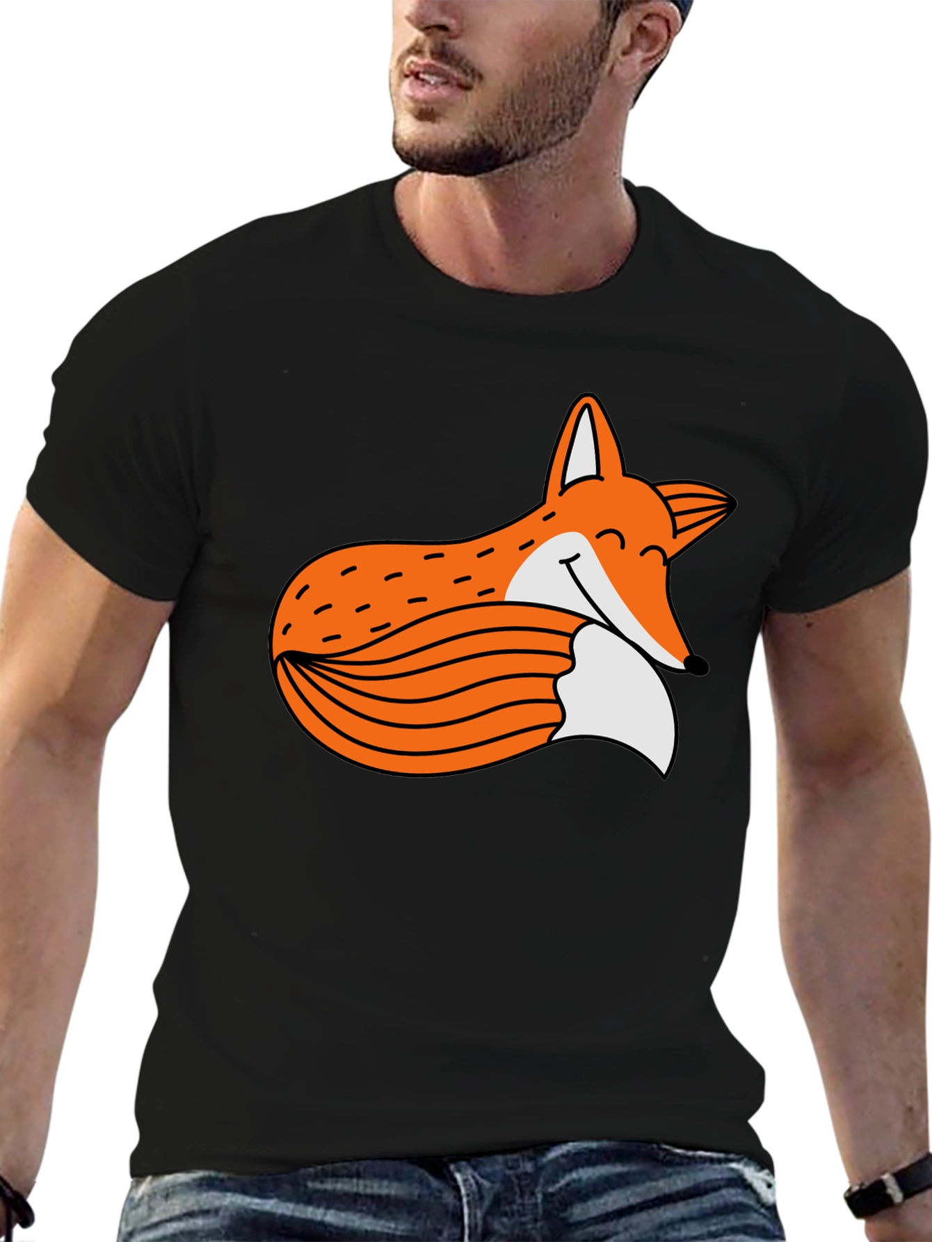 Fox Graphic T-Shirt - Soft Cotton Blend