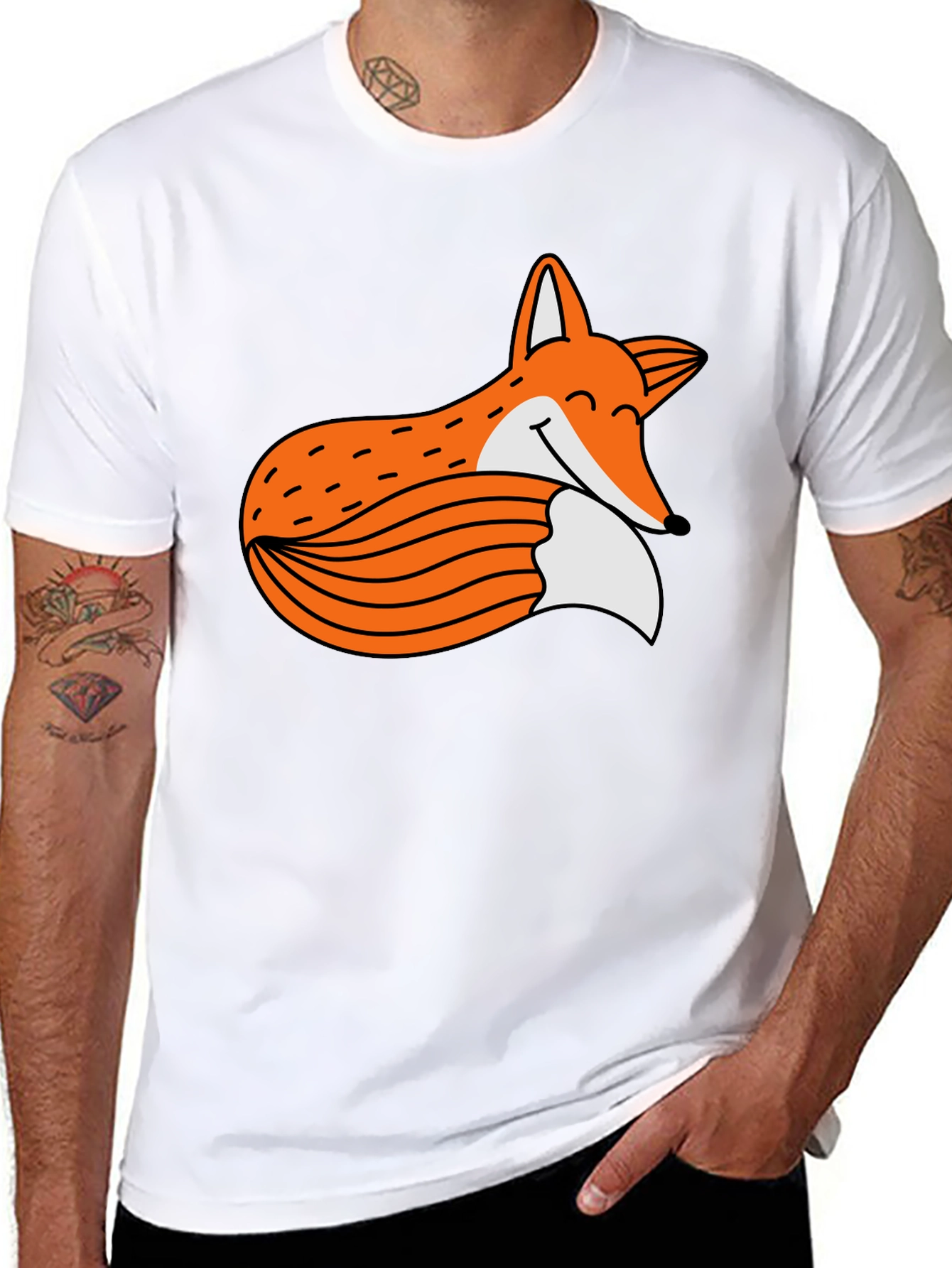 Fox Graphic T-Shirt - Soft Cotton Blend