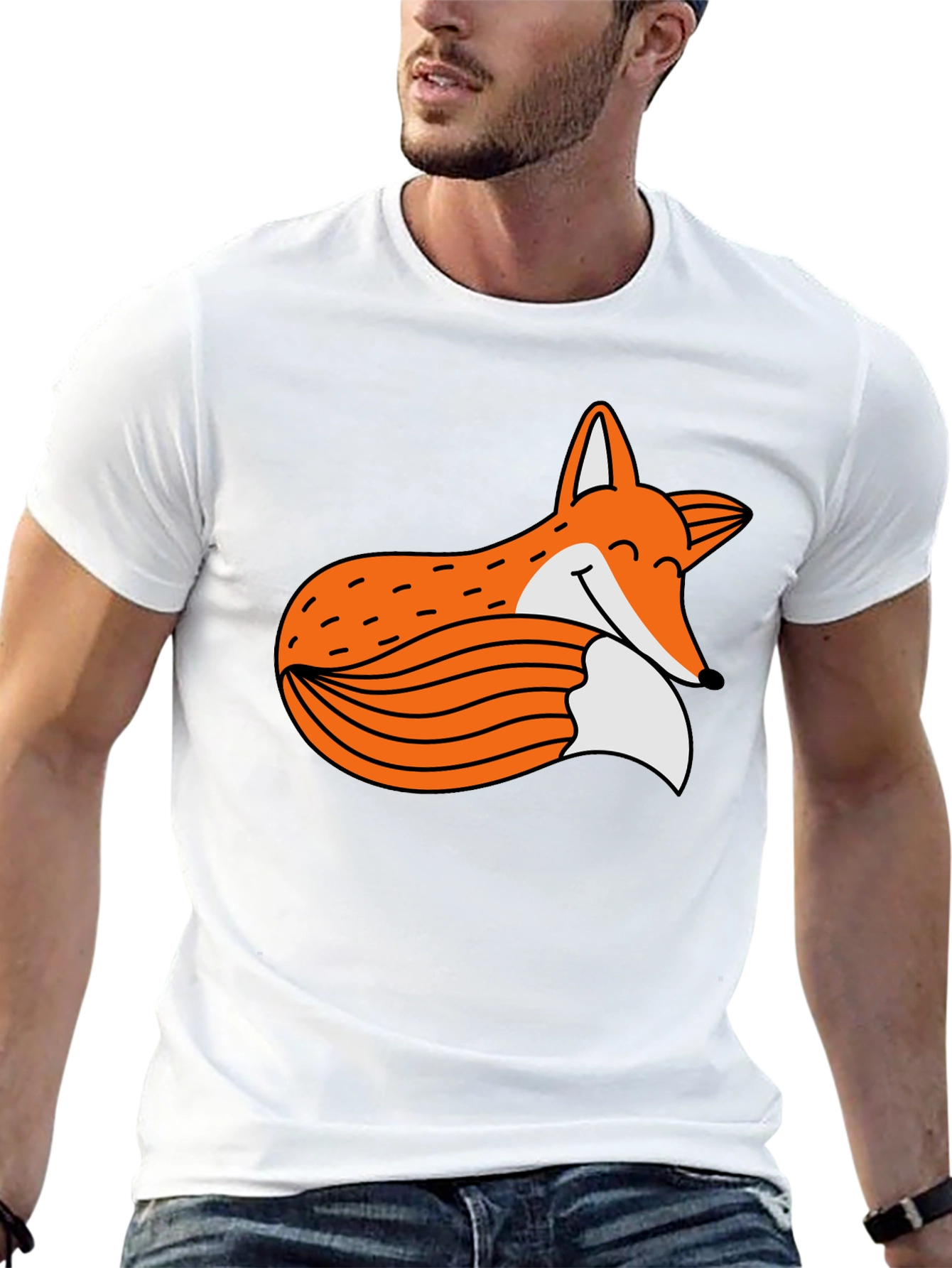 Fox Graphic T-Shirt - Soft Cotton Blend