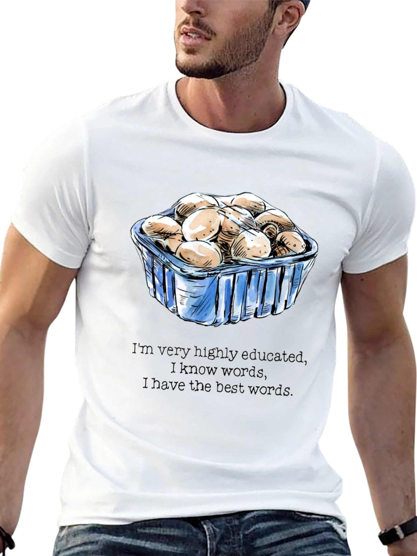 Mushroom Lover T-Shirt - Funny Educated Design