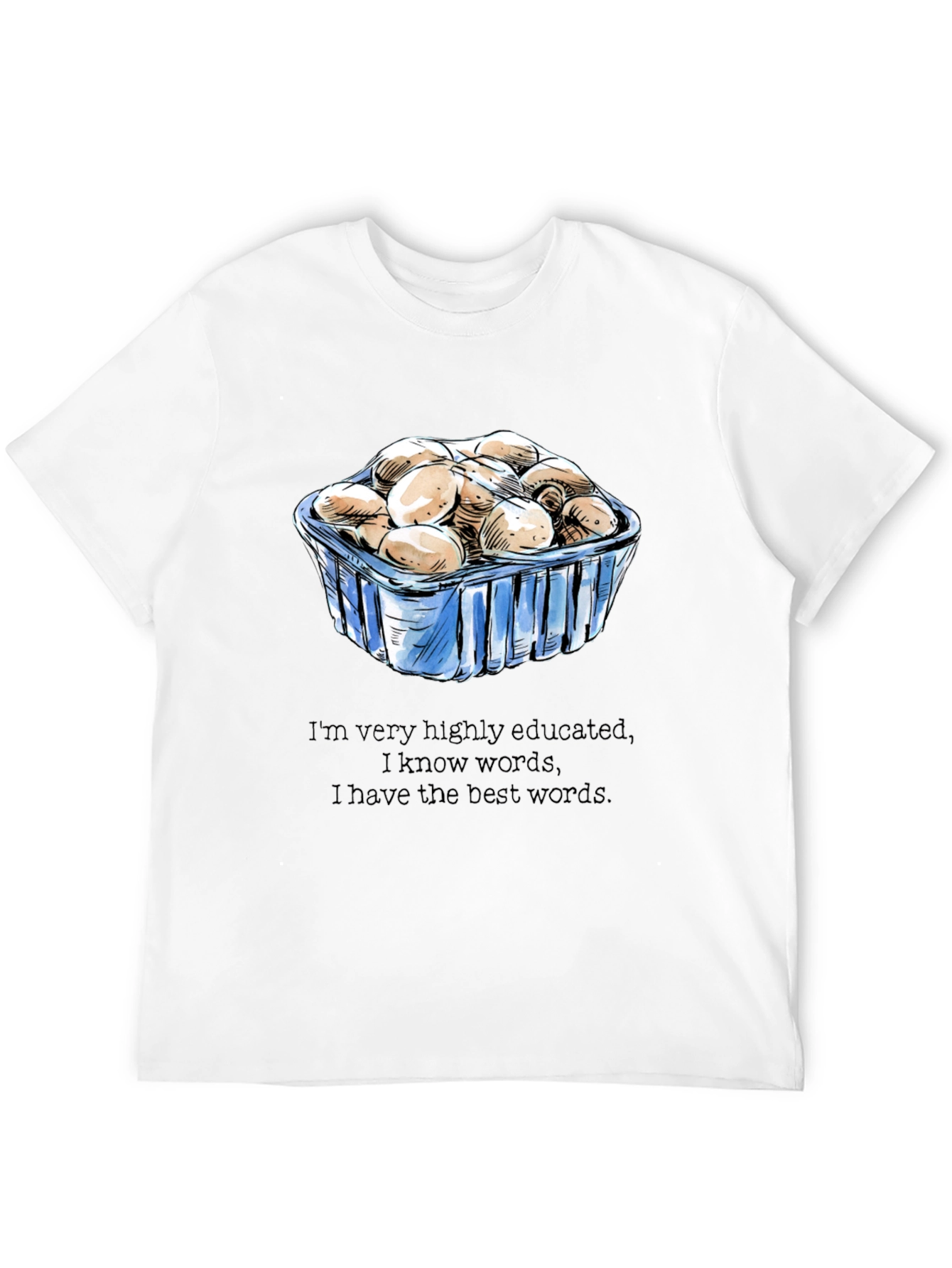 Mushroom Lover T-Shirt - Funny Educated Design