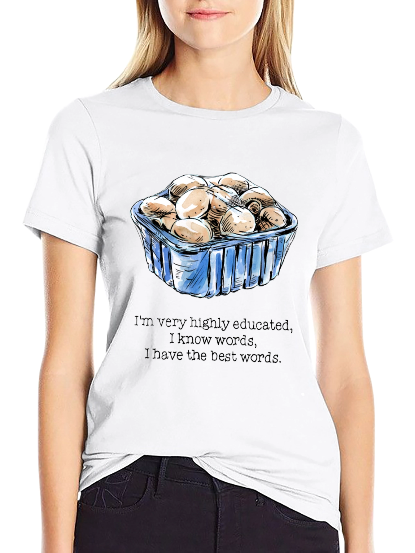 Mushroom Lover T-Shirt - Funny Educated Design