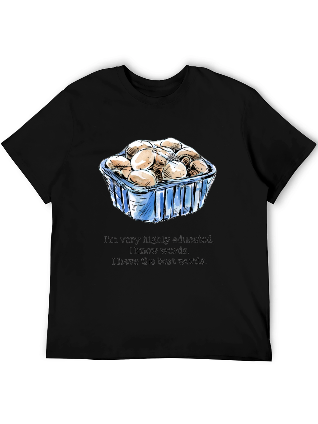 Mushroom Lover T-Shirt - Funny Educated Design