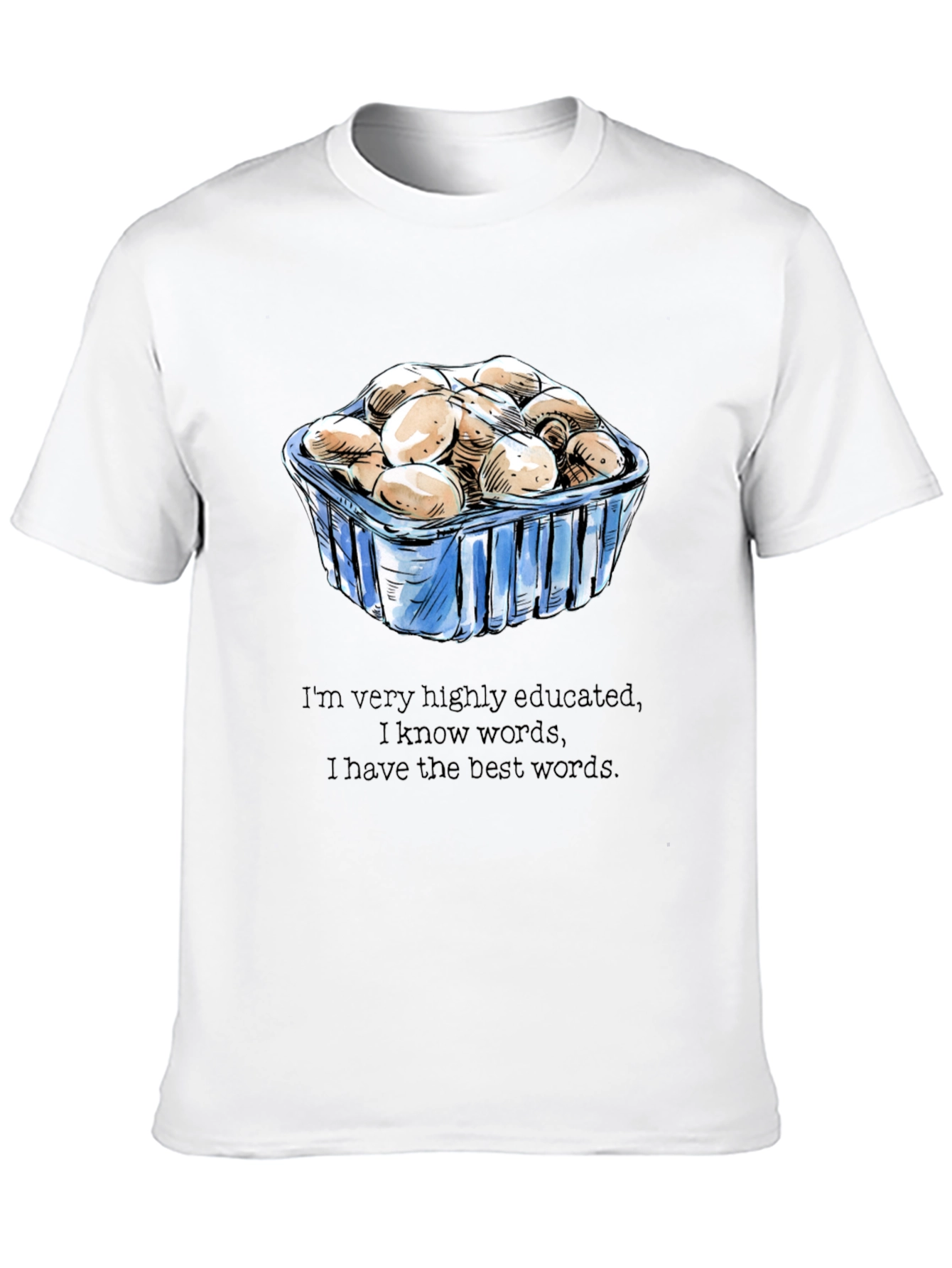 Mushroom Lover T-Shirt - Funny Educated Design