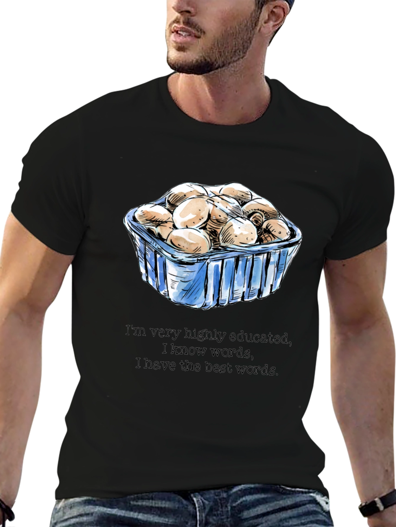 Mushroom Lover T-Shirt - Funny Educated Design
