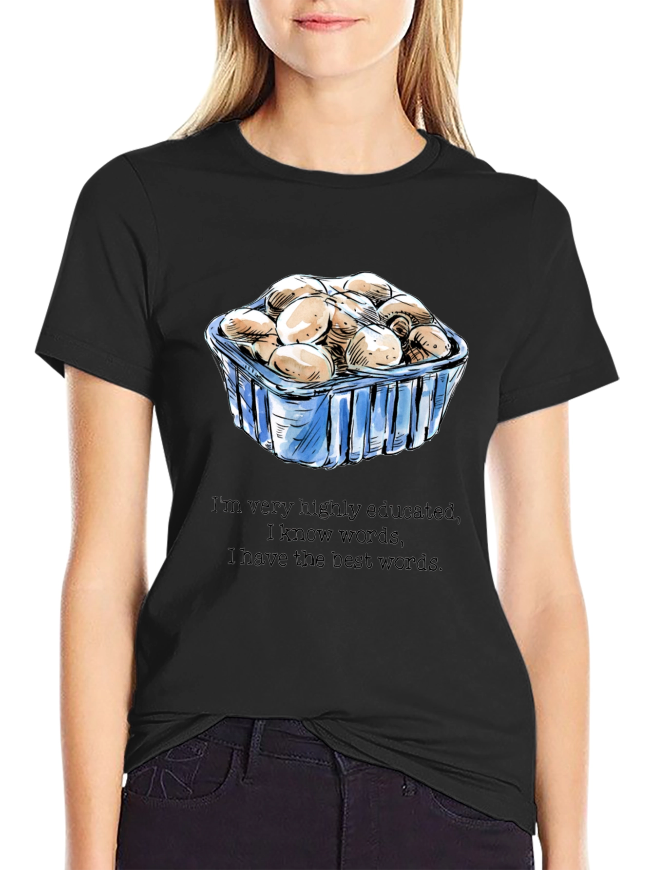 Mushroom Lover T-Shirt - Funny Educated Design