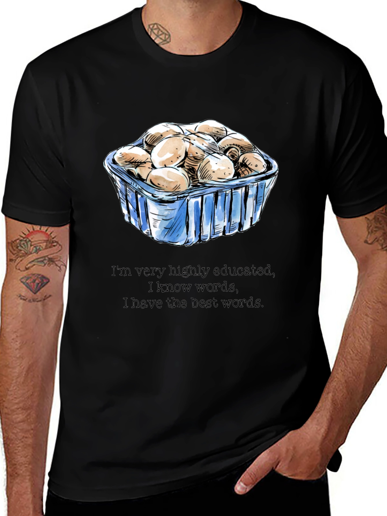 Mushroom Lover T-Shirt - Funny Educated Design