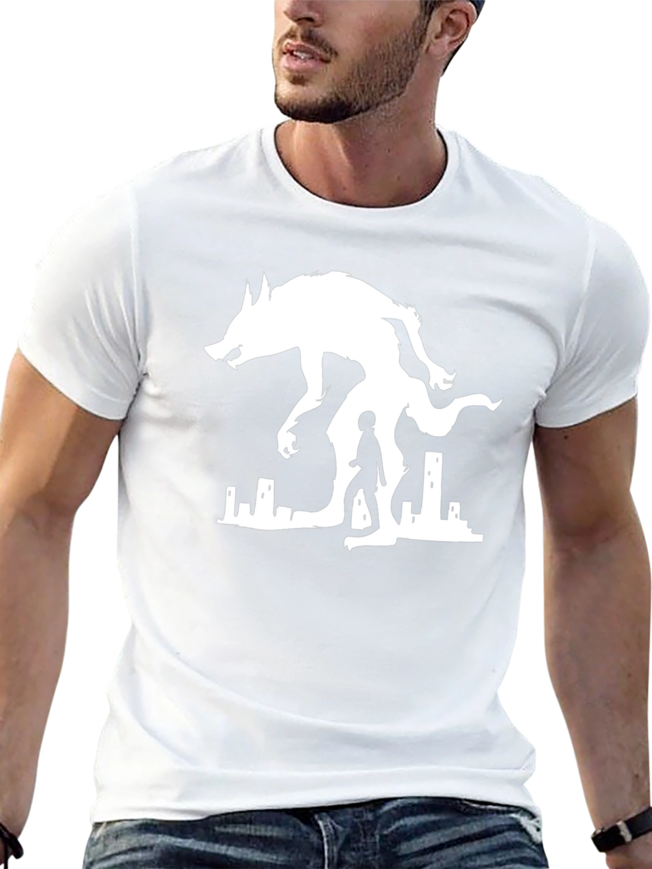 Werewolf Silhouette Graphic Tee