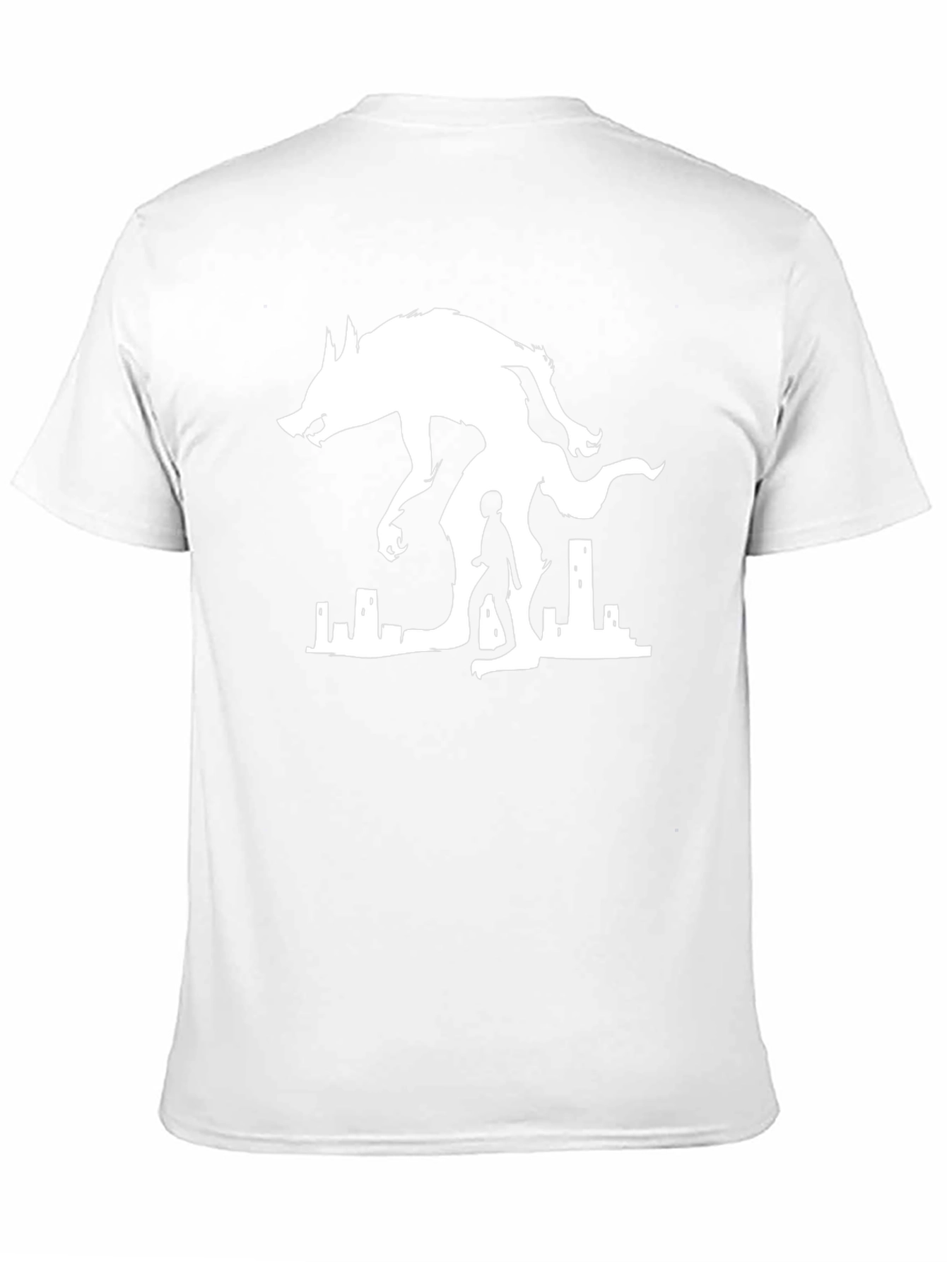 Werewolf Silhouette Graphic Tee