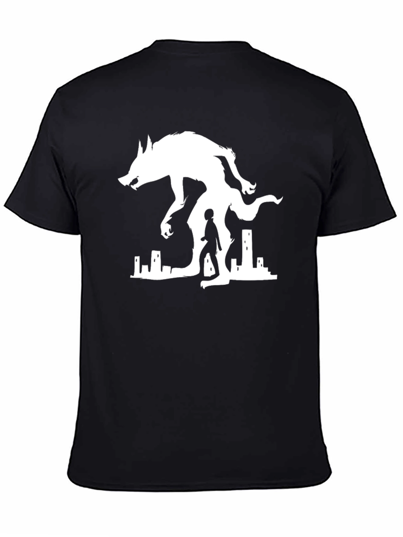 Werewolf Silhouette Graphic Tee