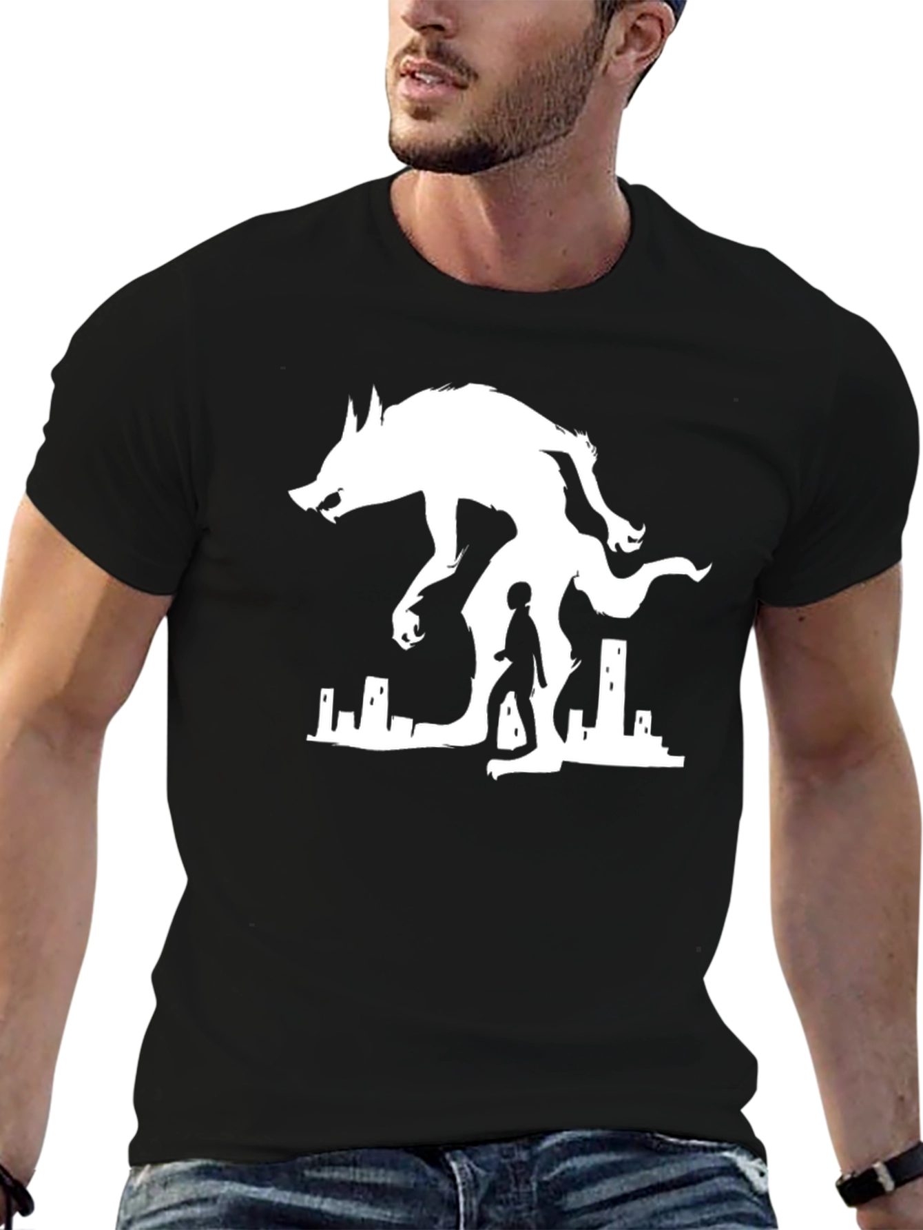 Werewolf Silhouette Graphic Tee
