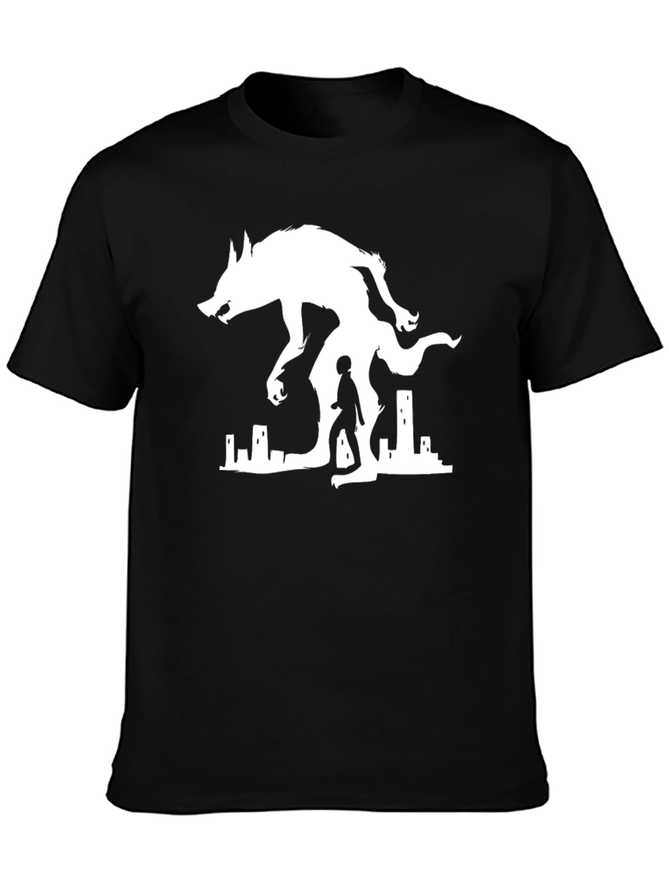 Werewolf Silhouette Graphic Tee