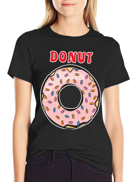 Donut Graphic T-Shirt - Casual Style