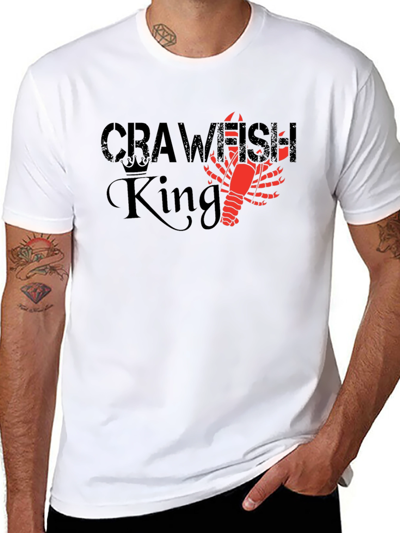 Crawfish King Graphic Tee - Louisiana Pride