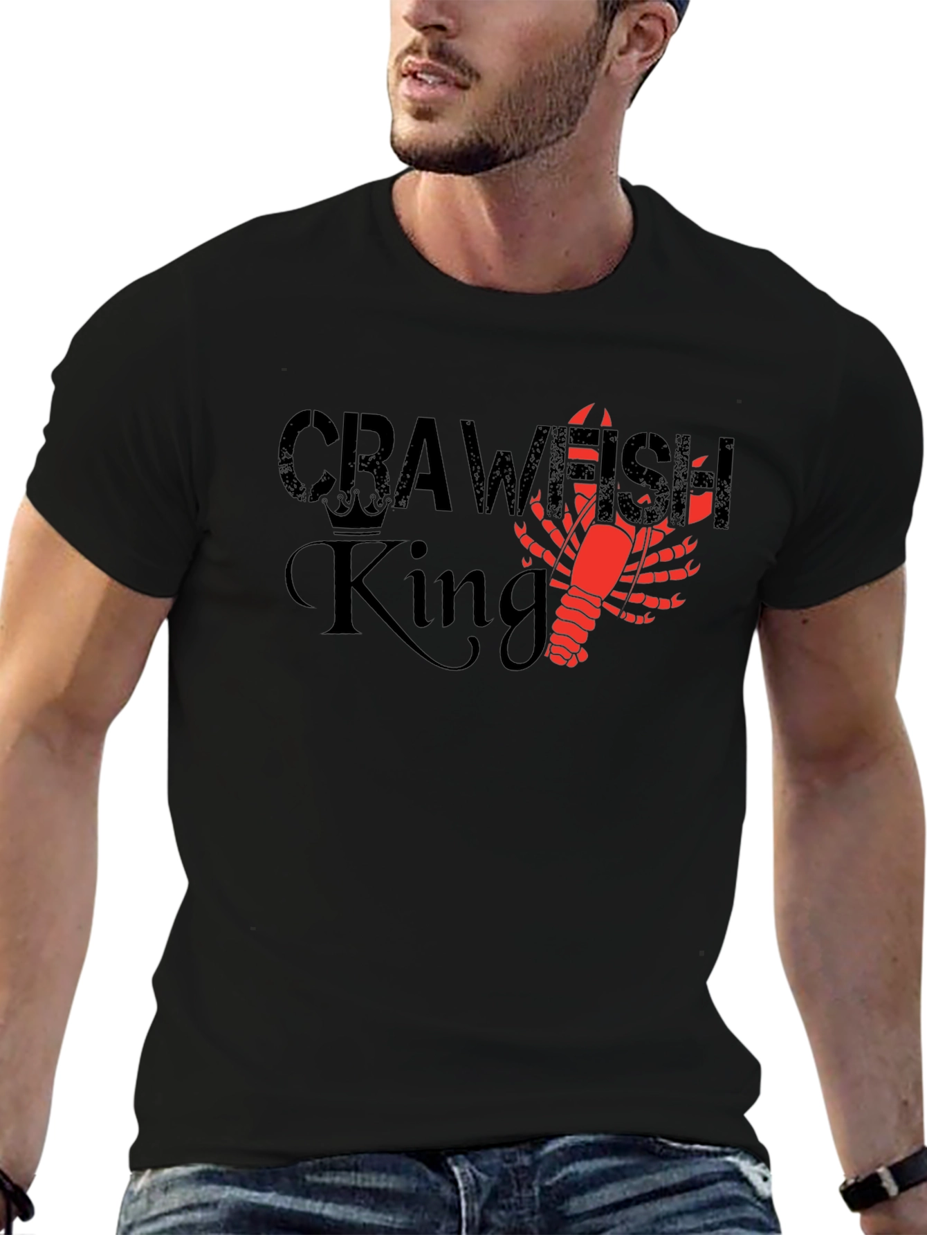 Crawfish King Graphic Tee - Louisiana Pride