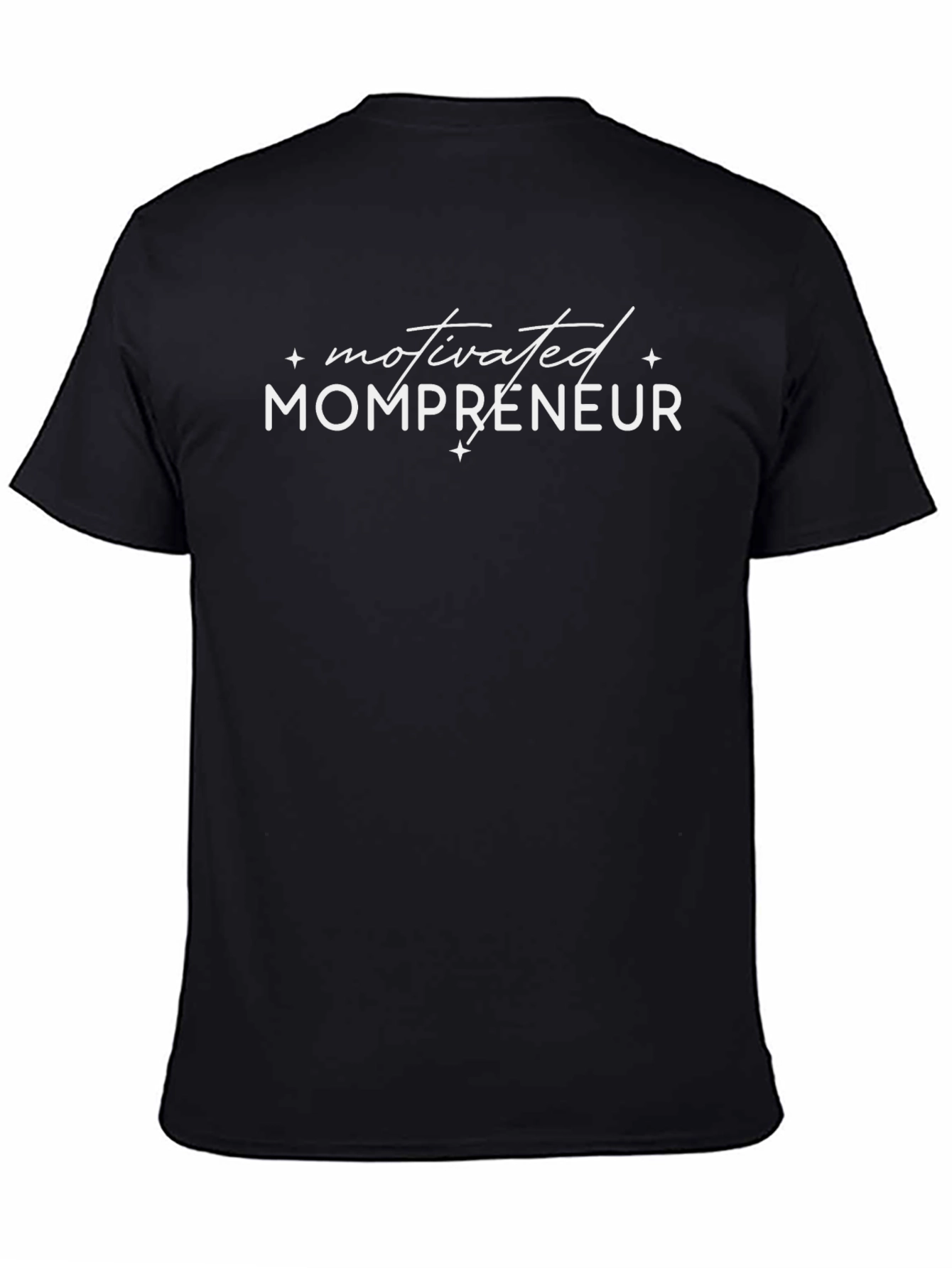 Motivated Mompreneur Graphic Tee - Black