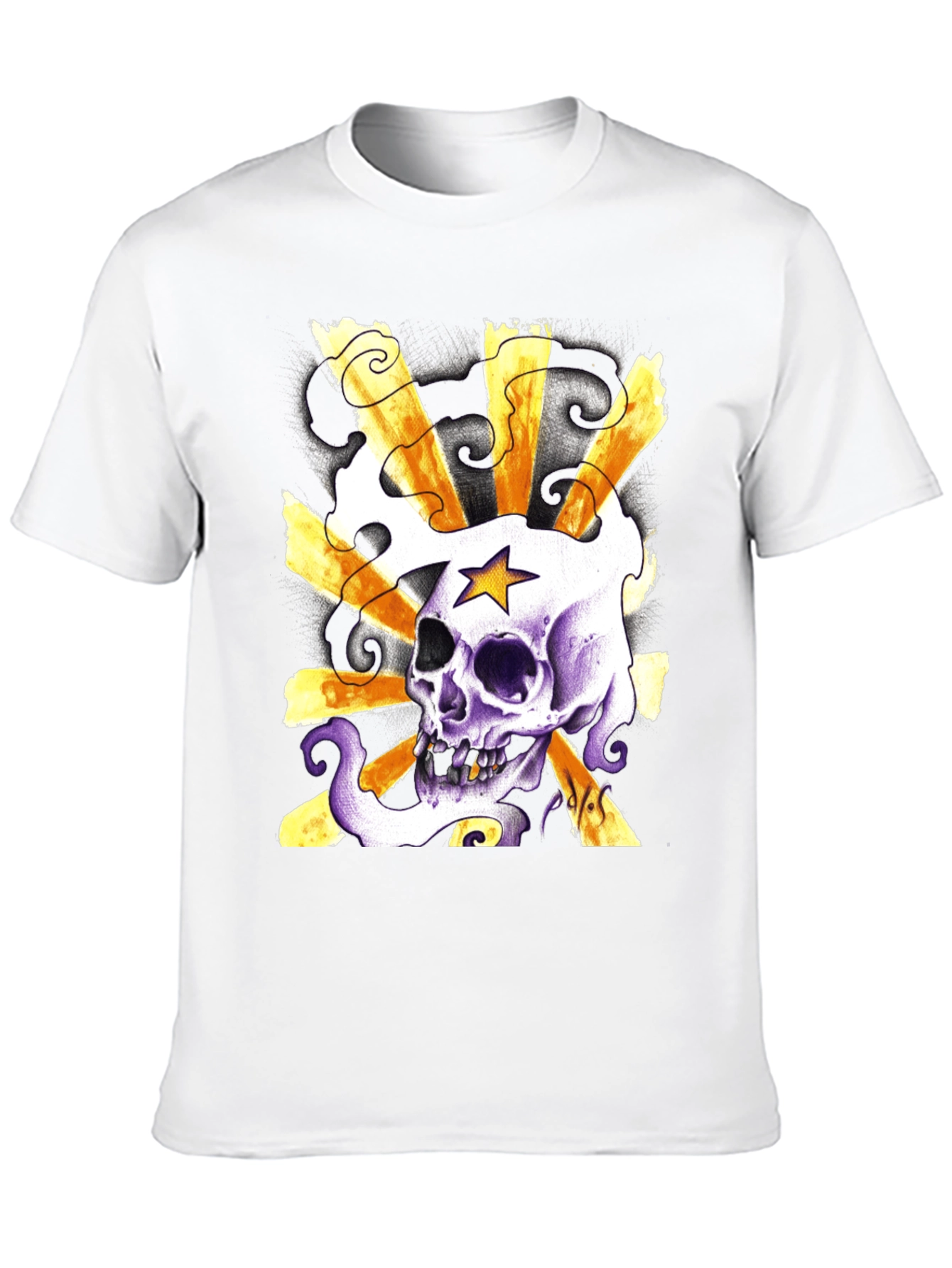 Skull Starburst Graphic Tee