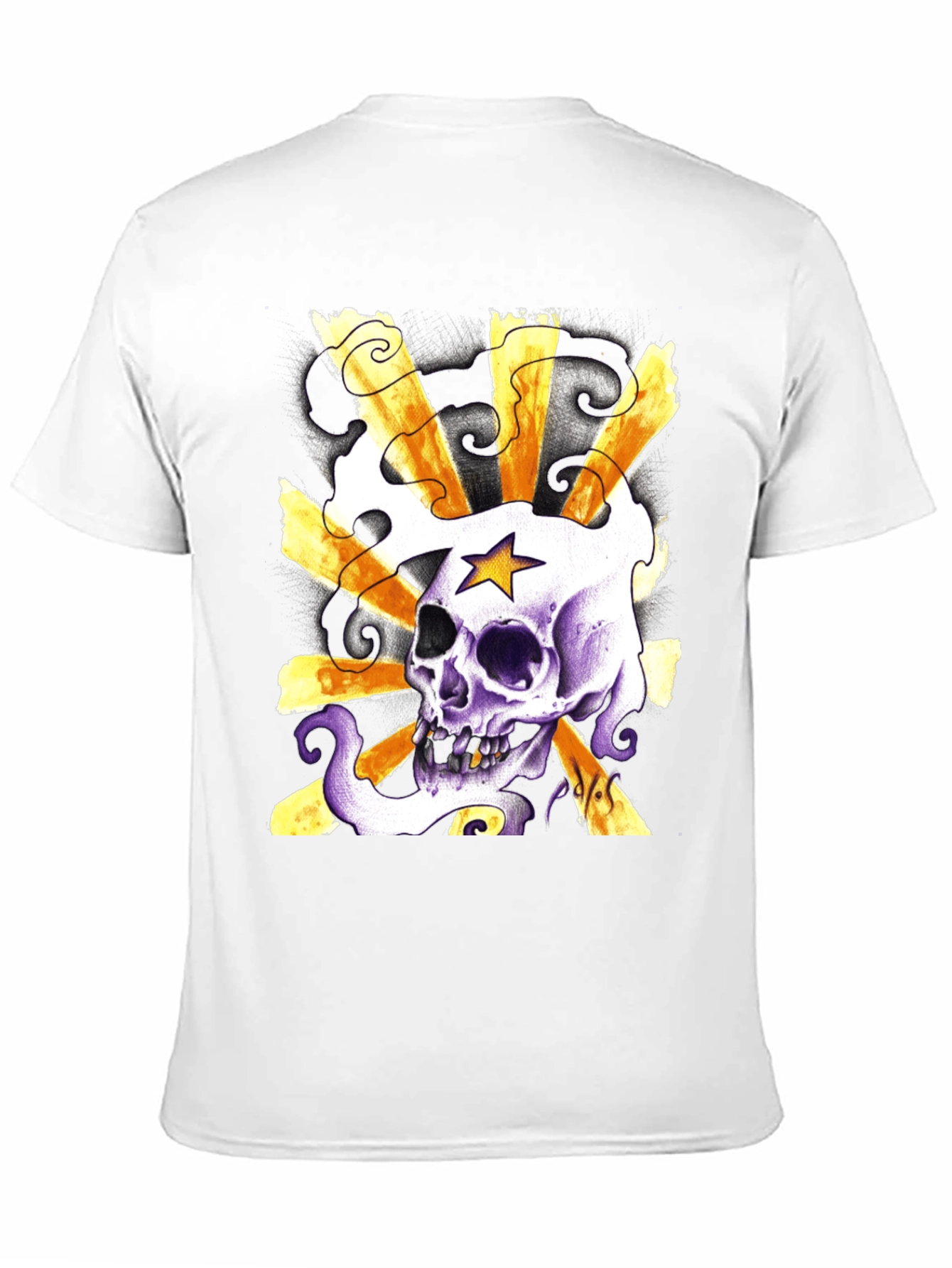 Skull Starburst Graphic Tee