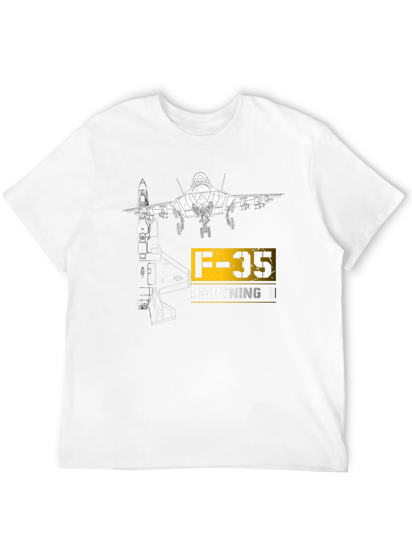 F-35 Lightning II Graphic Black T-Shirt