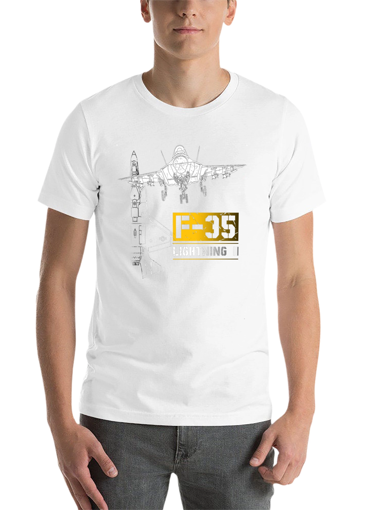 F-35 Lightning II Graphic Black T-Shirt