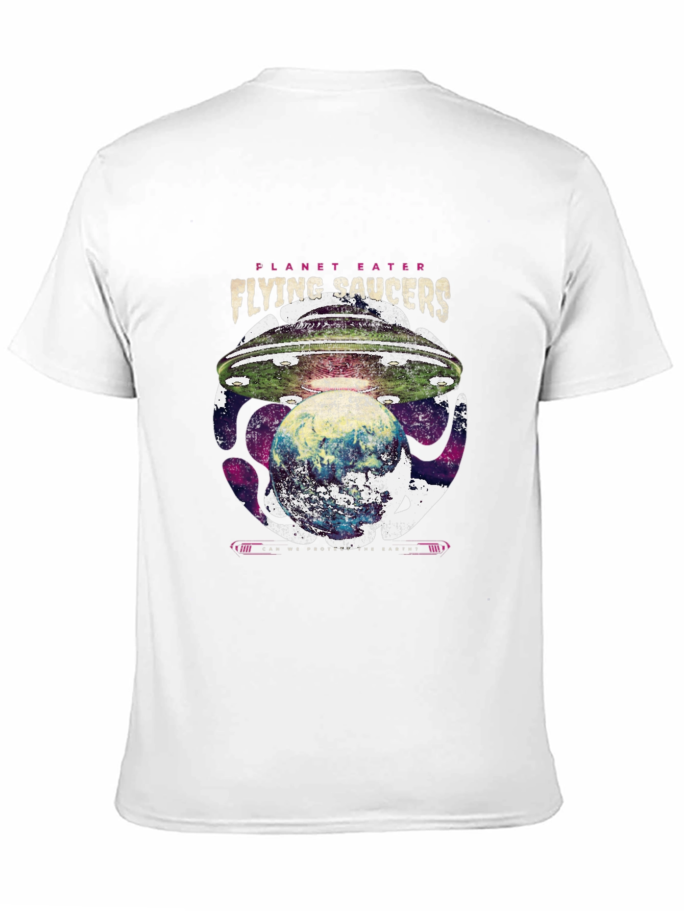 Planet Eater UFO T-Shirt - Flying Saucers Graphic Tee