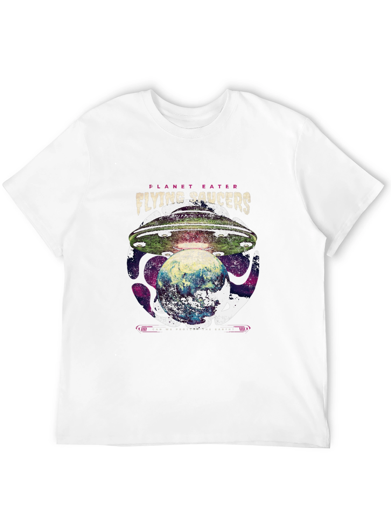 Planet Eater UFO T-Shirt - Flying Saucers Graphic Tee