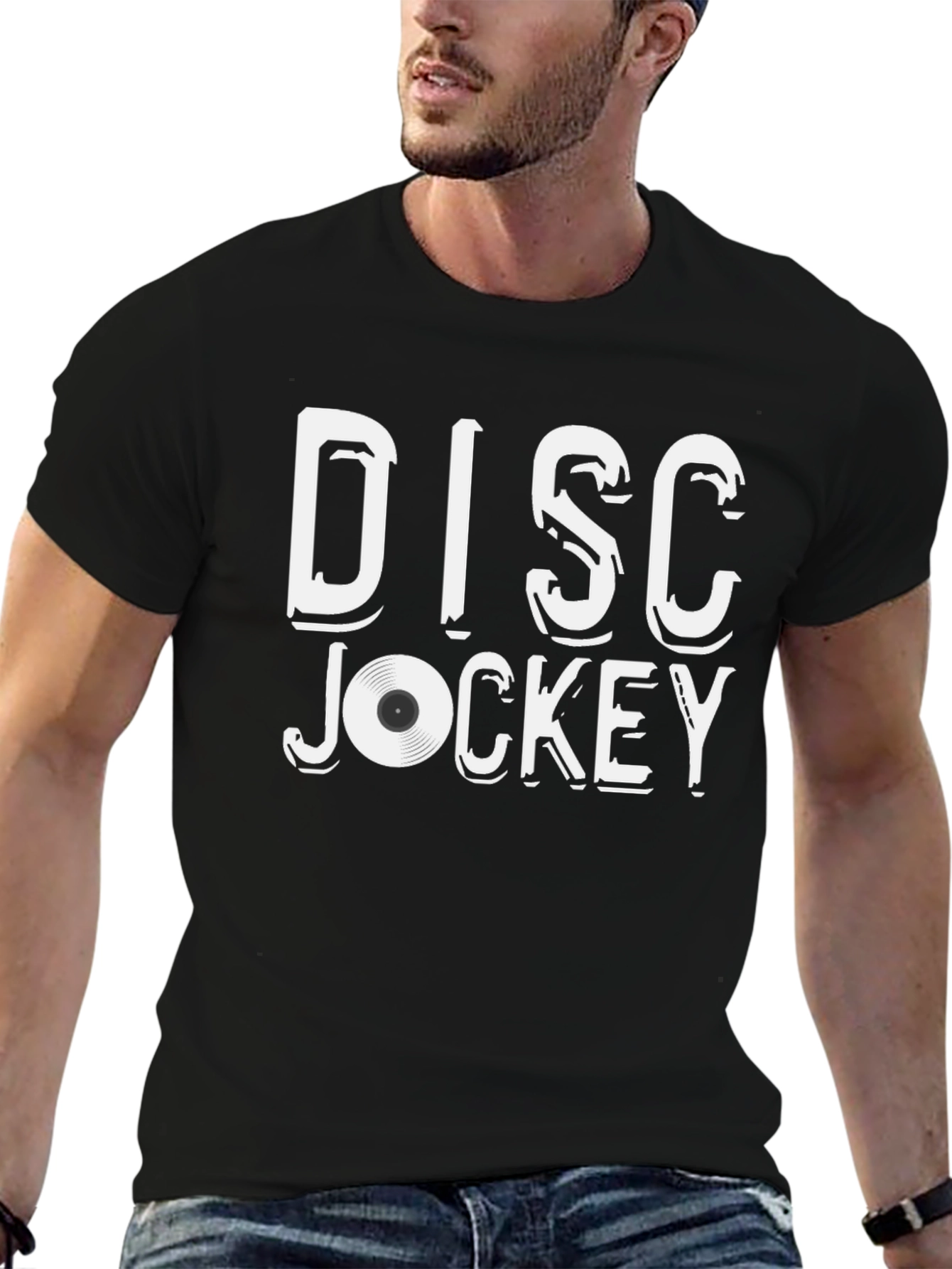 Disco Jockey Black T-Shirt