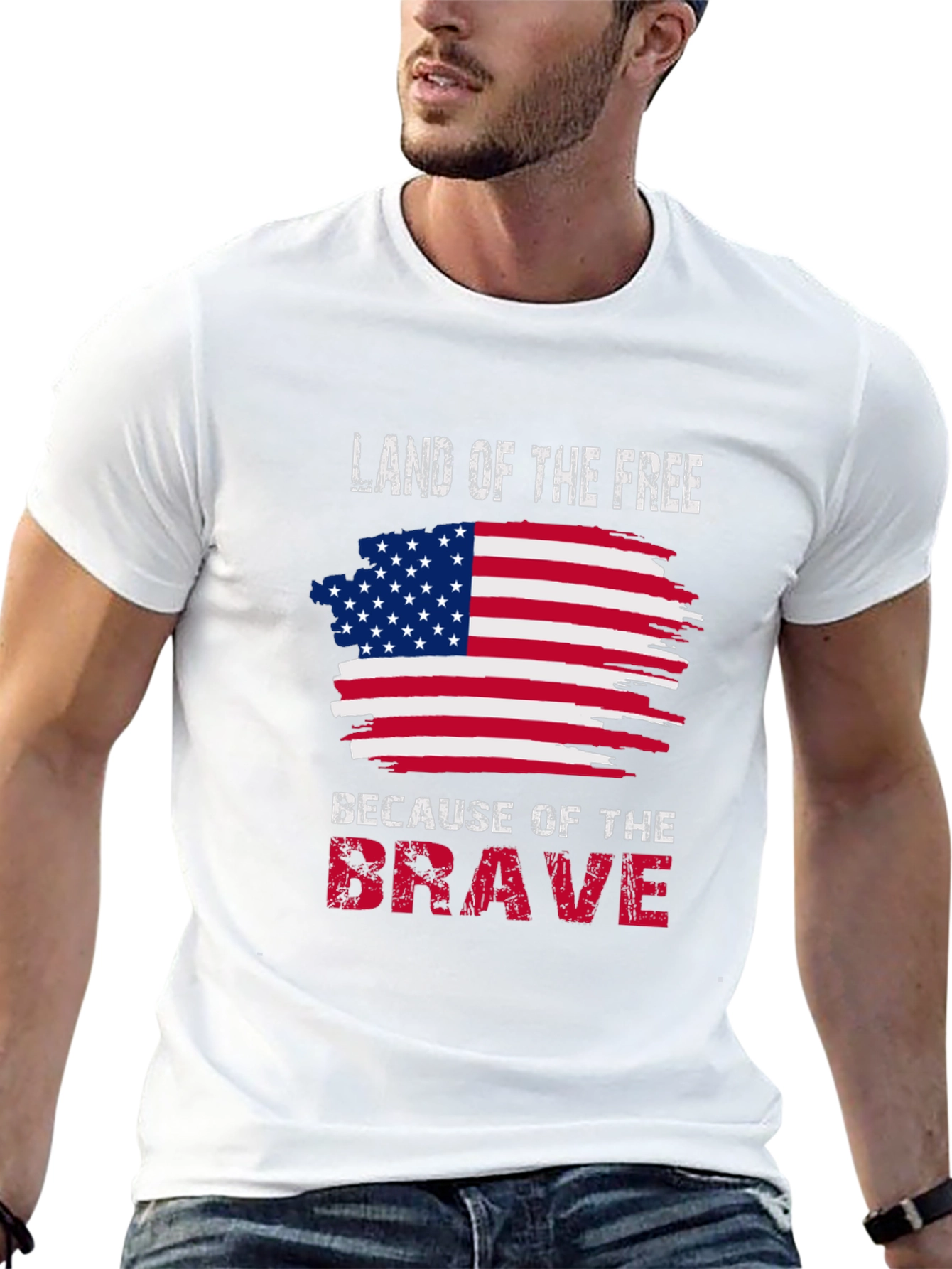 Land of the Free Patriotic T-Shirt