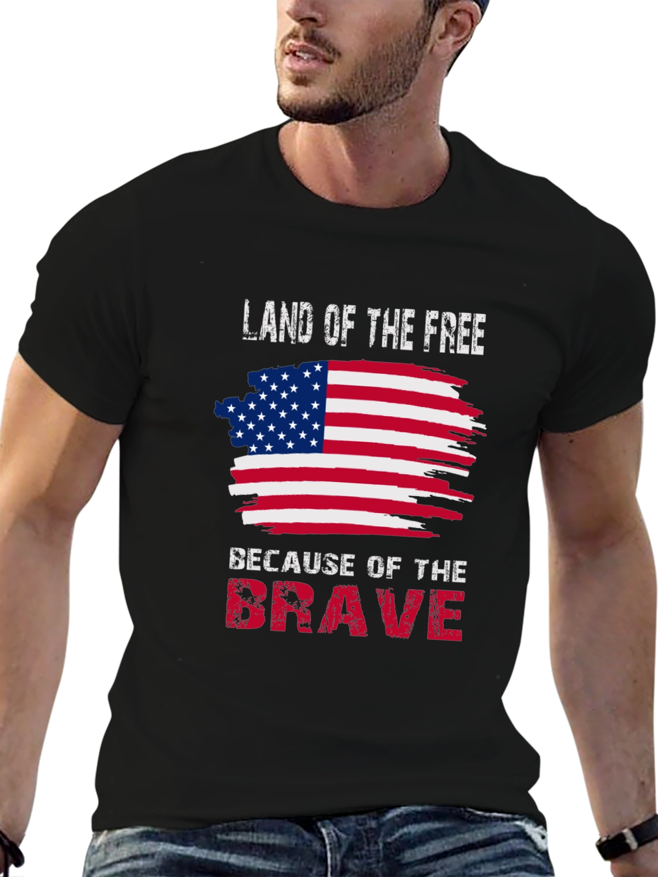 Land of the Free Patriotic T-Shirt