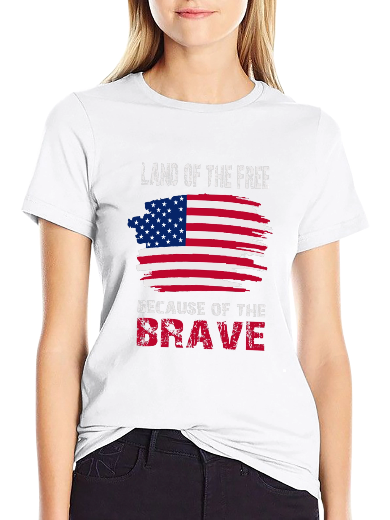 Land of the Free Patriotic T-Shirt